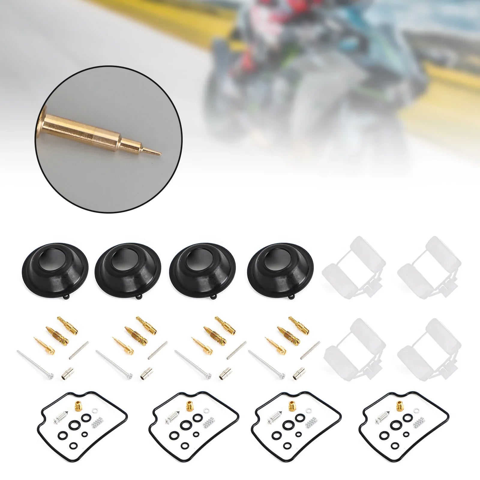 Kit de reconstrucción de carburador de motocicleta para Honda NC36 CB400FOUR genérico