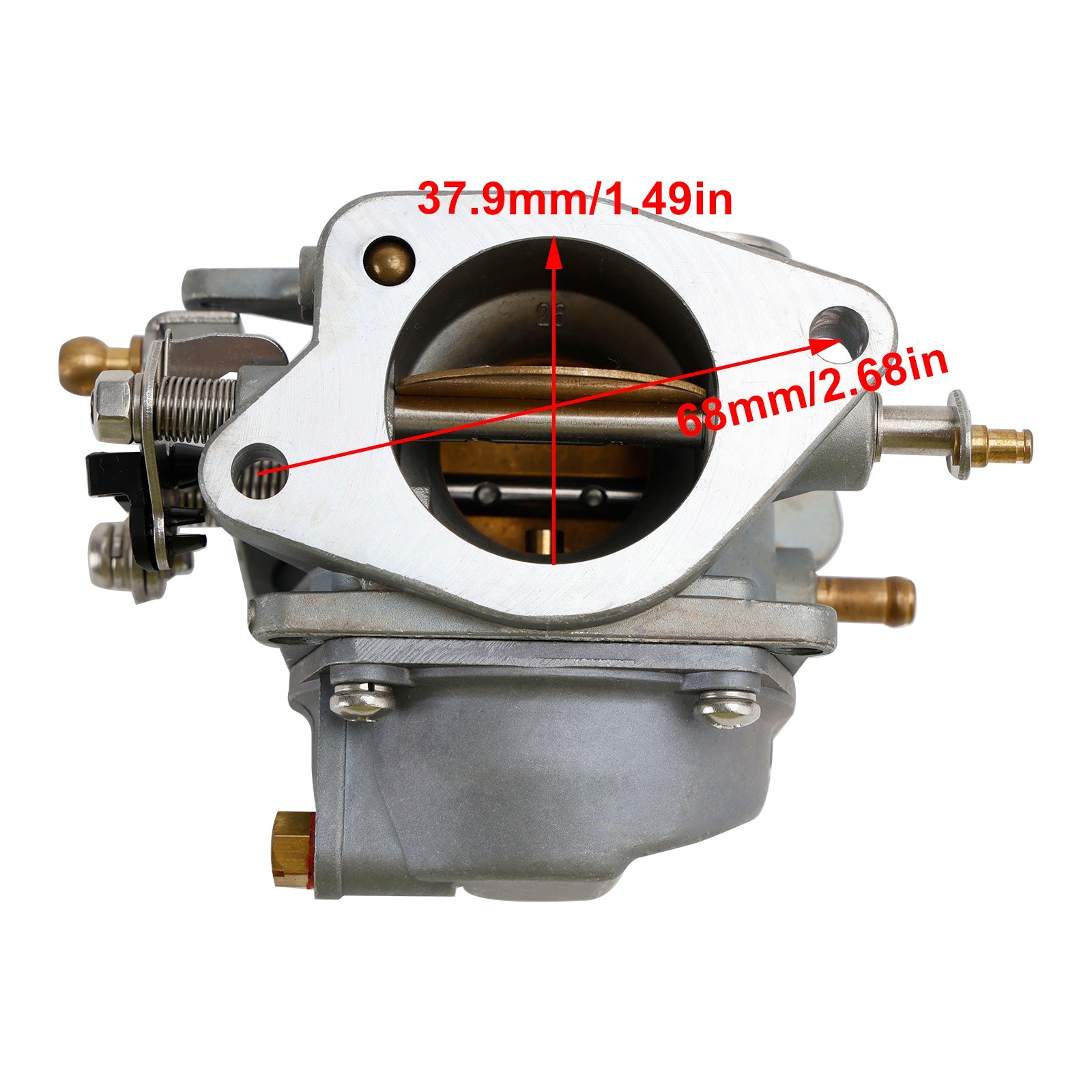 Carburatore Carb adatto per motore fuoribordo Yamaha 2 tempi 60HP E60 6K5-14301