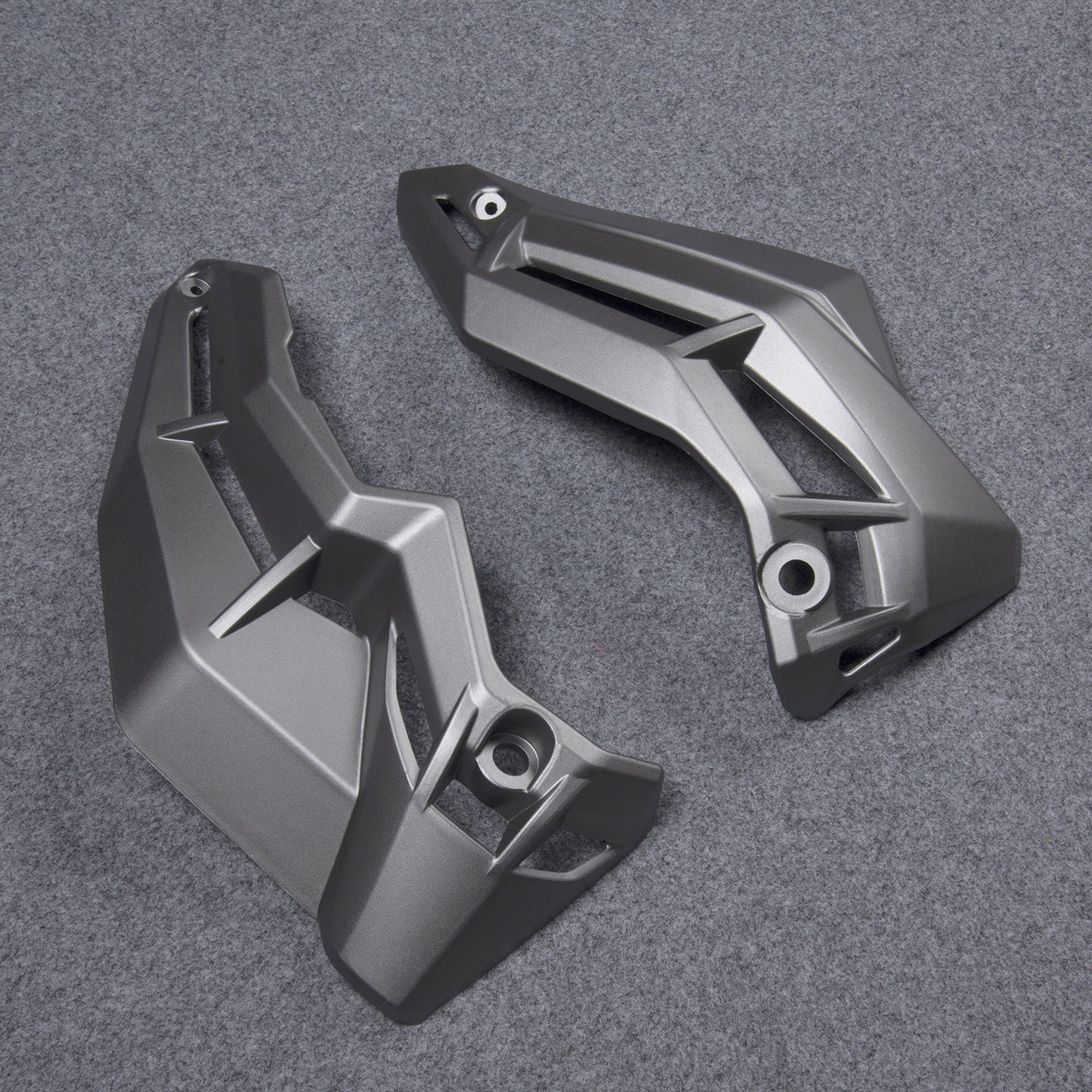 Amotopart Carénage pour Kawasaki Z900 2017-2019 Carrosserie en plastique à injection bleu argent