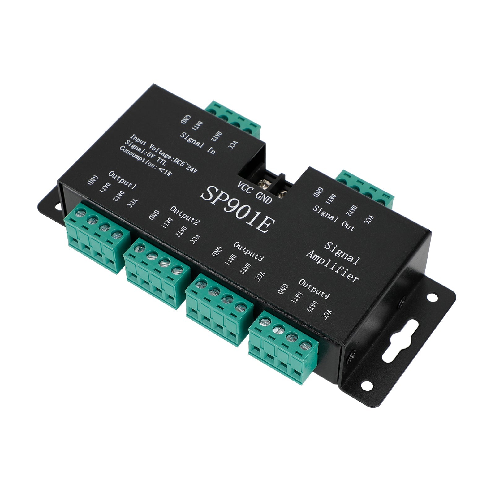 SP901E Amplificatore di segnale RGB ripetitore indirizzabile programmabile a striscia LED