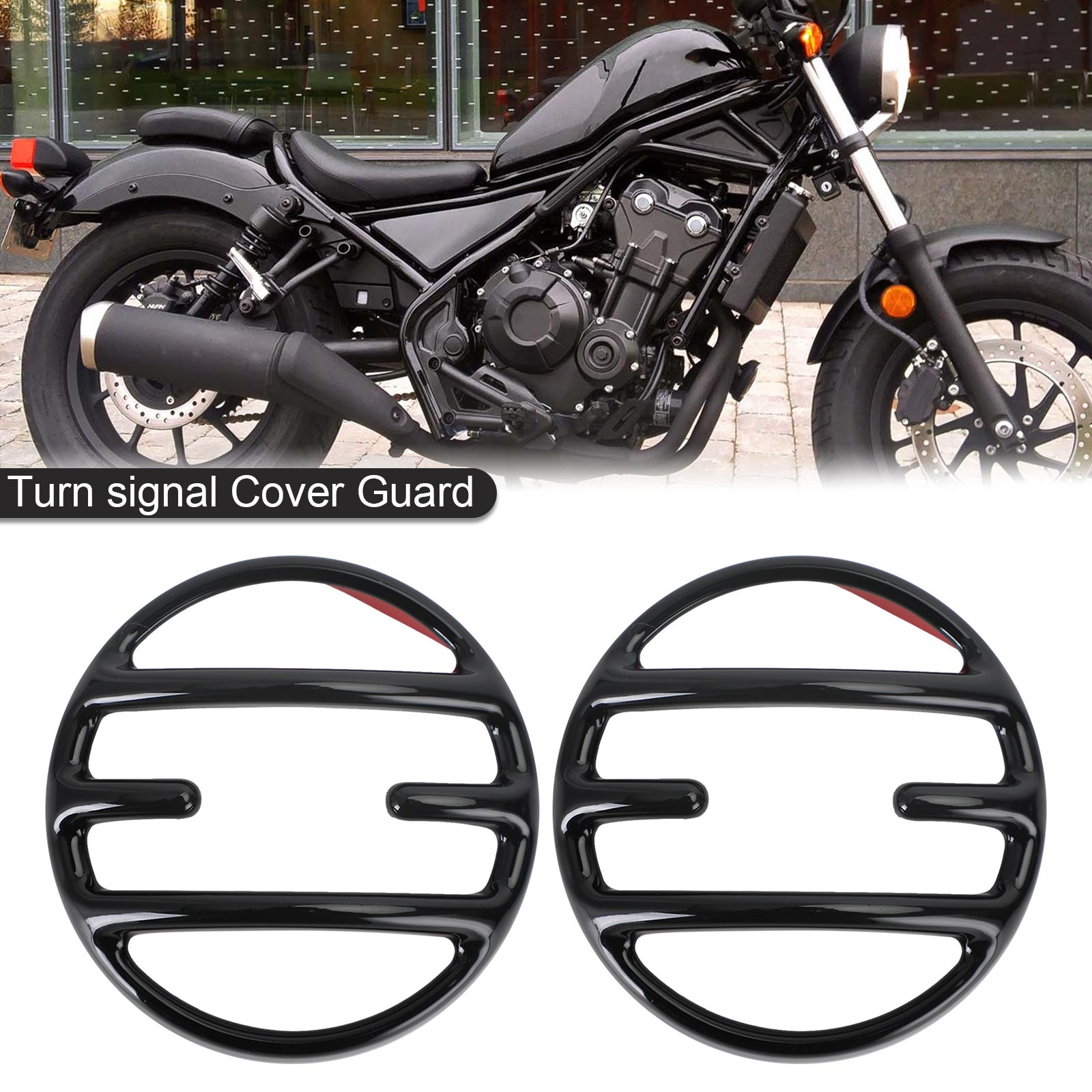 Cubierta protectora de luz de señal de giro ABS para Honda Rebel CMX 300 500 2017-2021 genérico