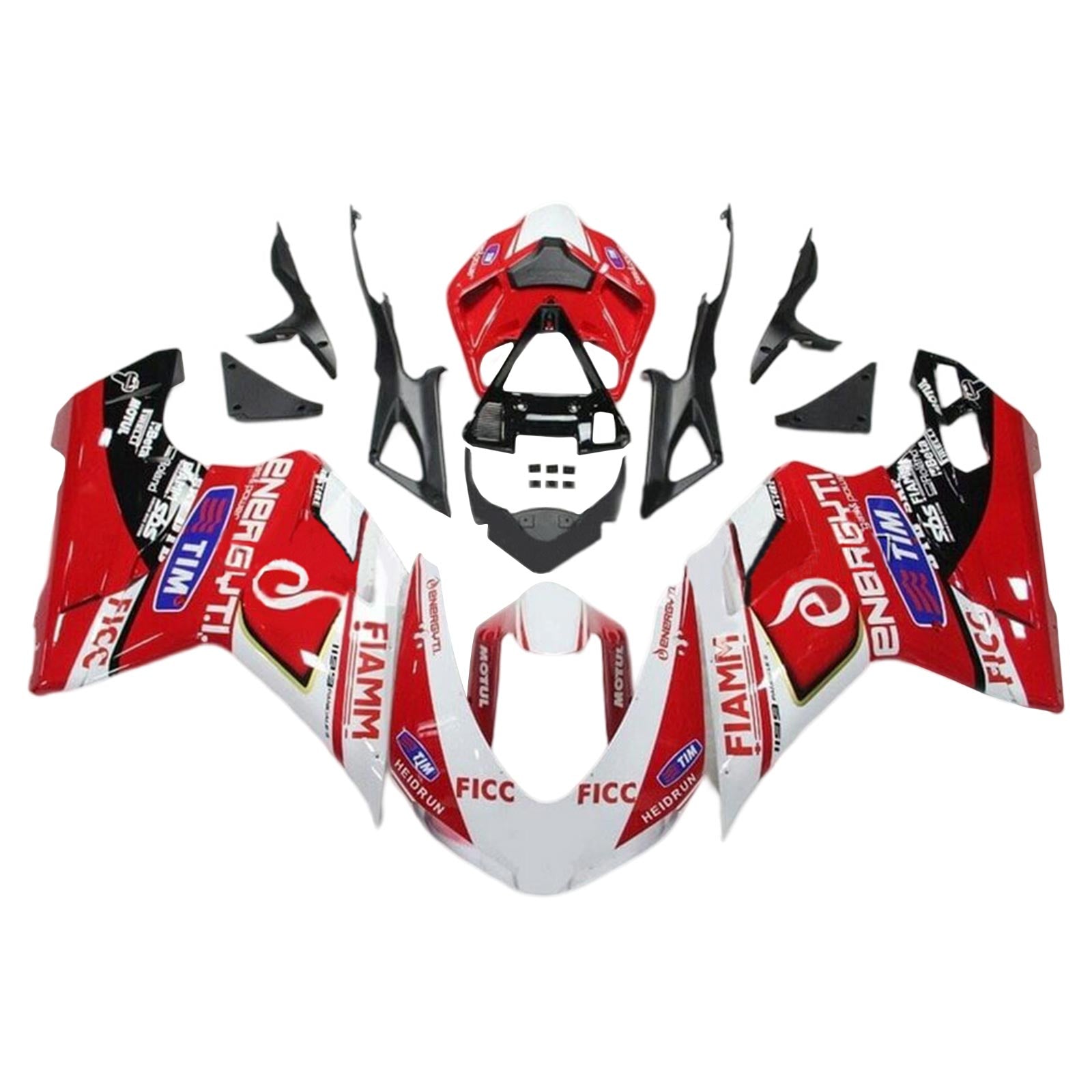 Amotopart Ducati 1299 959 2015-2020 Kit Carénage Carrosserie Plastique ABS
