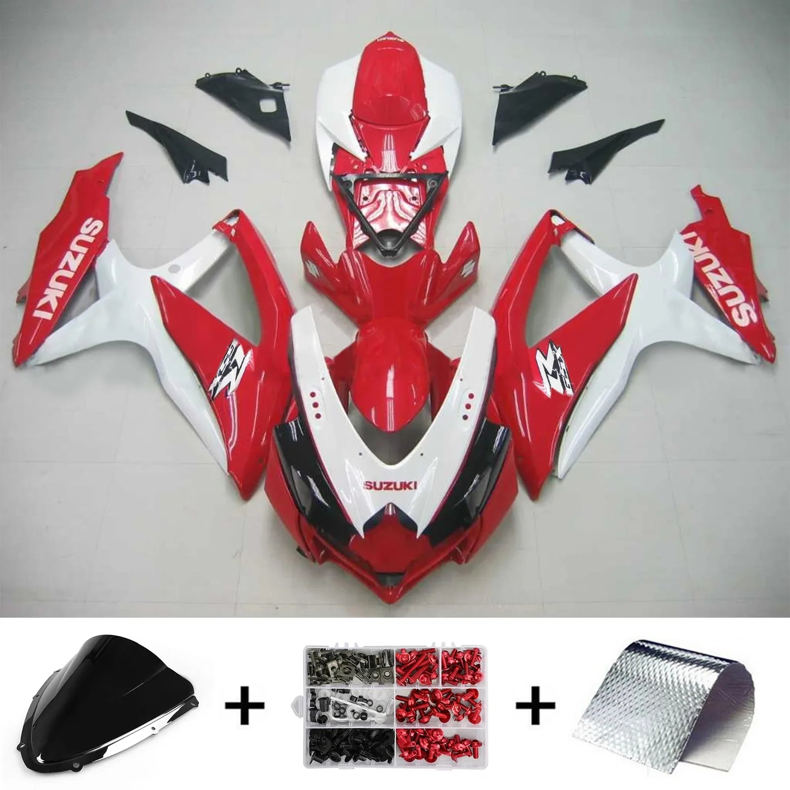 Amotopart Suzuki GSXR 600/750 2008-2010 Kit Carenado Plastico ABS K8