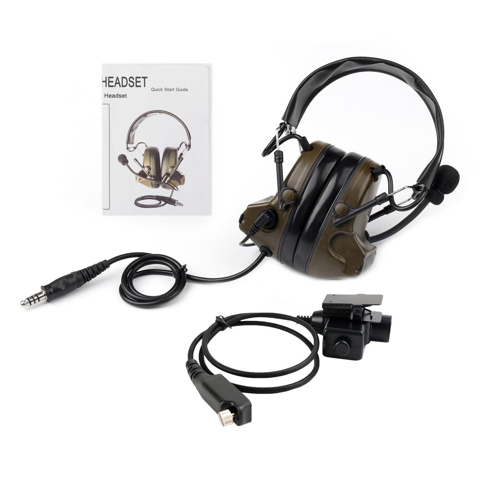 H50 Tactische Headset 6 Pin voor Sepura STP8000 STP8030 STP8035 STP8038 U94 PTT Z
