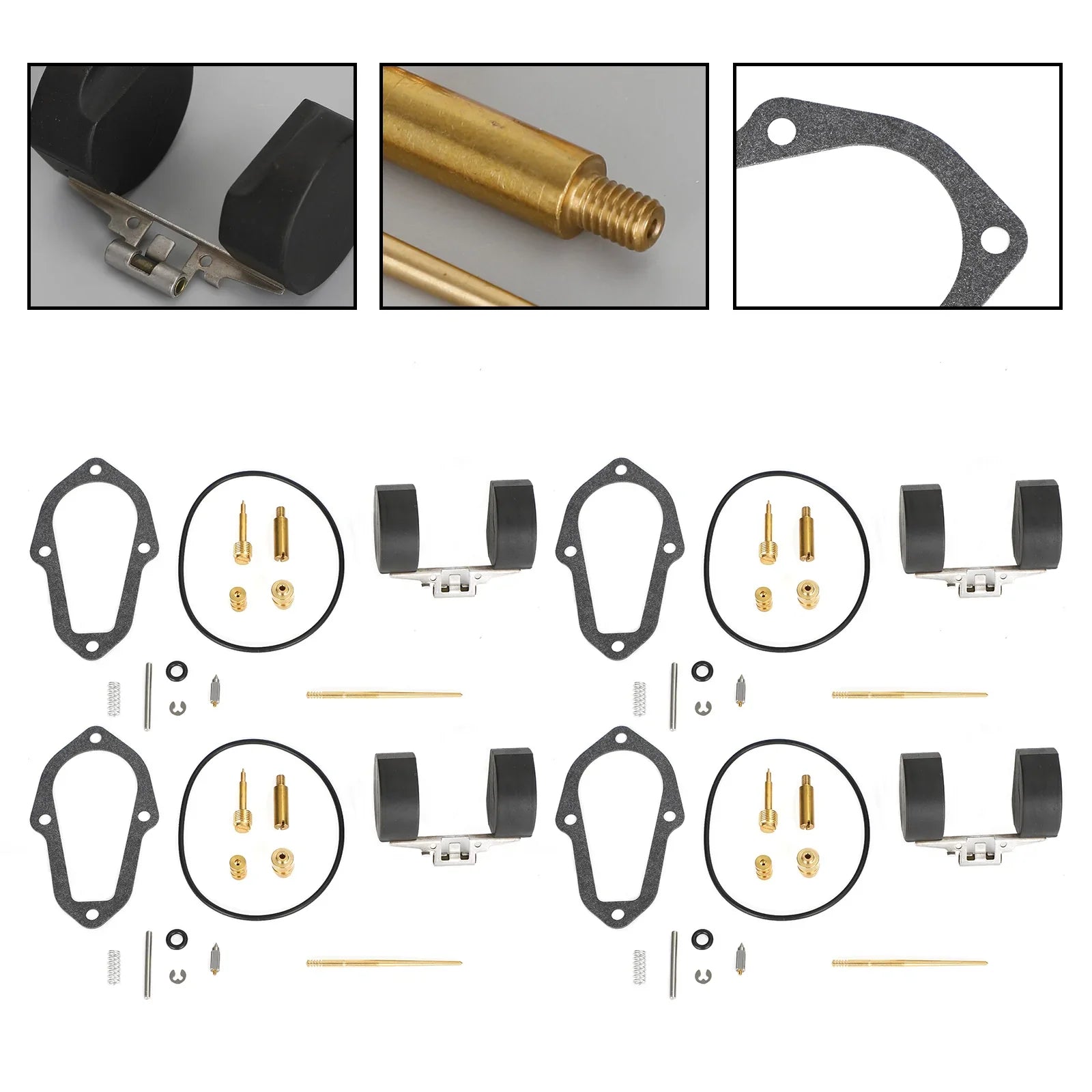 Kit de réparation de carburateur 4X pour Honda XL250 Motosport 250 1972-1975 générique