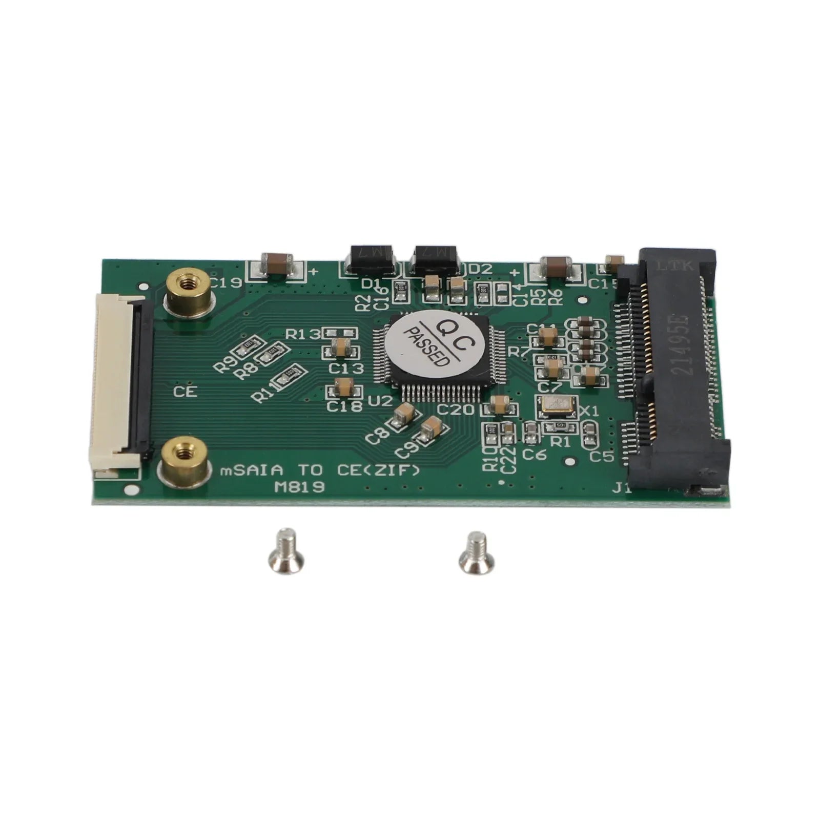 1.8 pouces Mini mSATA PCI-E SSD HDD vers 40pin ZIF CE Câble Adaptateur Carte