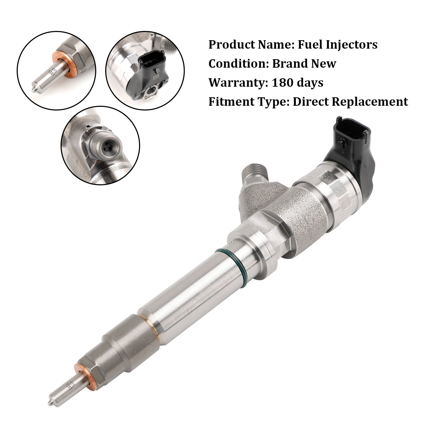 Chevrolet Silverado 2500 3500 6.6L V8 LLY 2004.5-2005 1 pièces injecteur de carburant 0445120027 0986435504