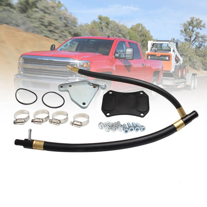 Kit de eliminación de enfriador de válvula EGR para 2011-2015 GMC Chevy 6.6L Duramax Diesel Genérico