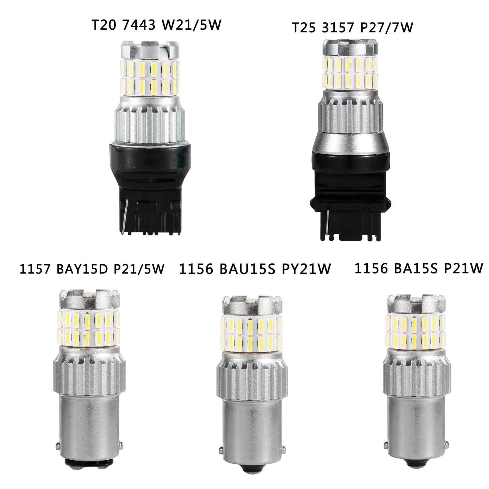 2x 1200LM Canbus LED Ampoule LED Feux Diurnes Lampe Blanc Générique