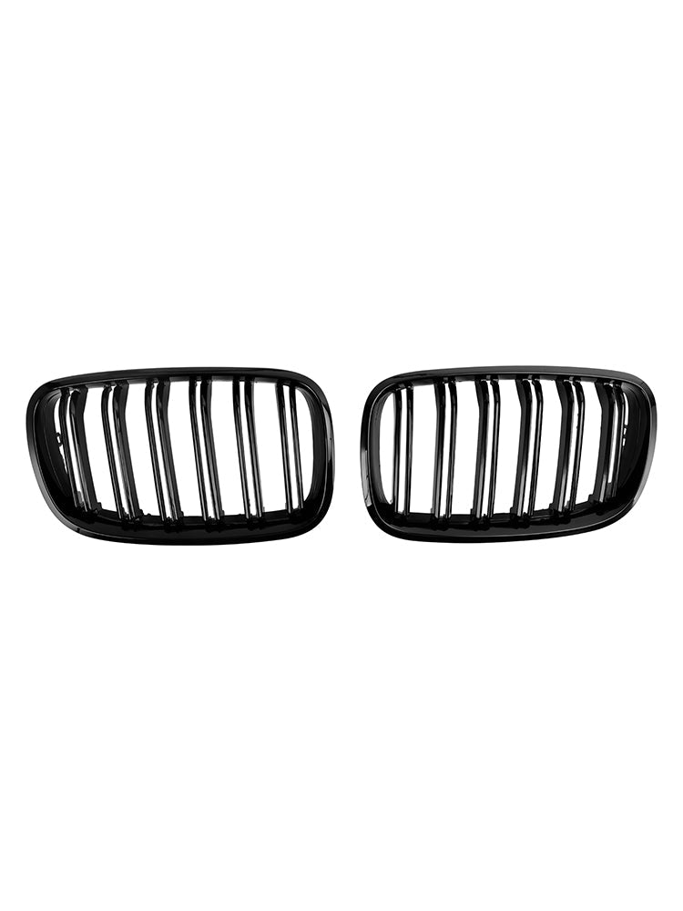 BMW X6 E71 2007-2014 Grille de calandre de pare-chocs avant noir brillant