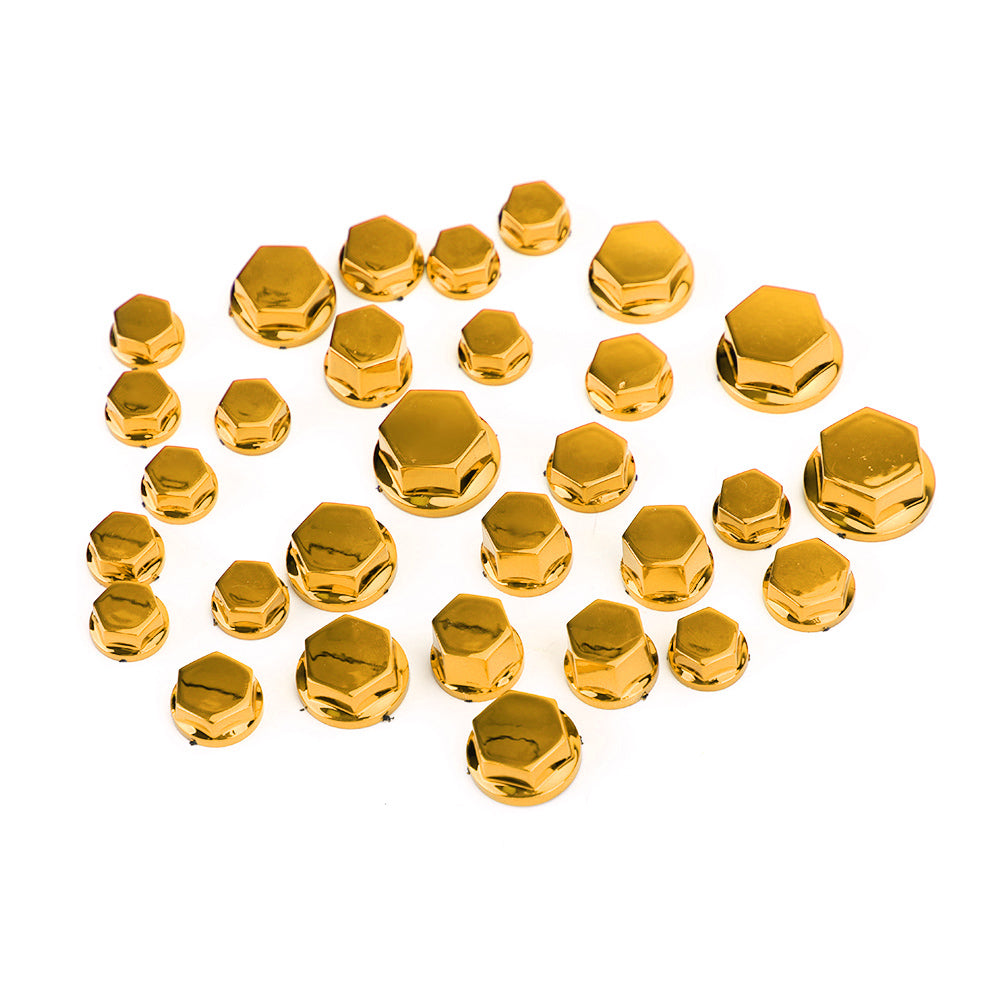 30pcs moto ABS plastica esagono incassato vite coperchi bullone dado tappo coperchio generico