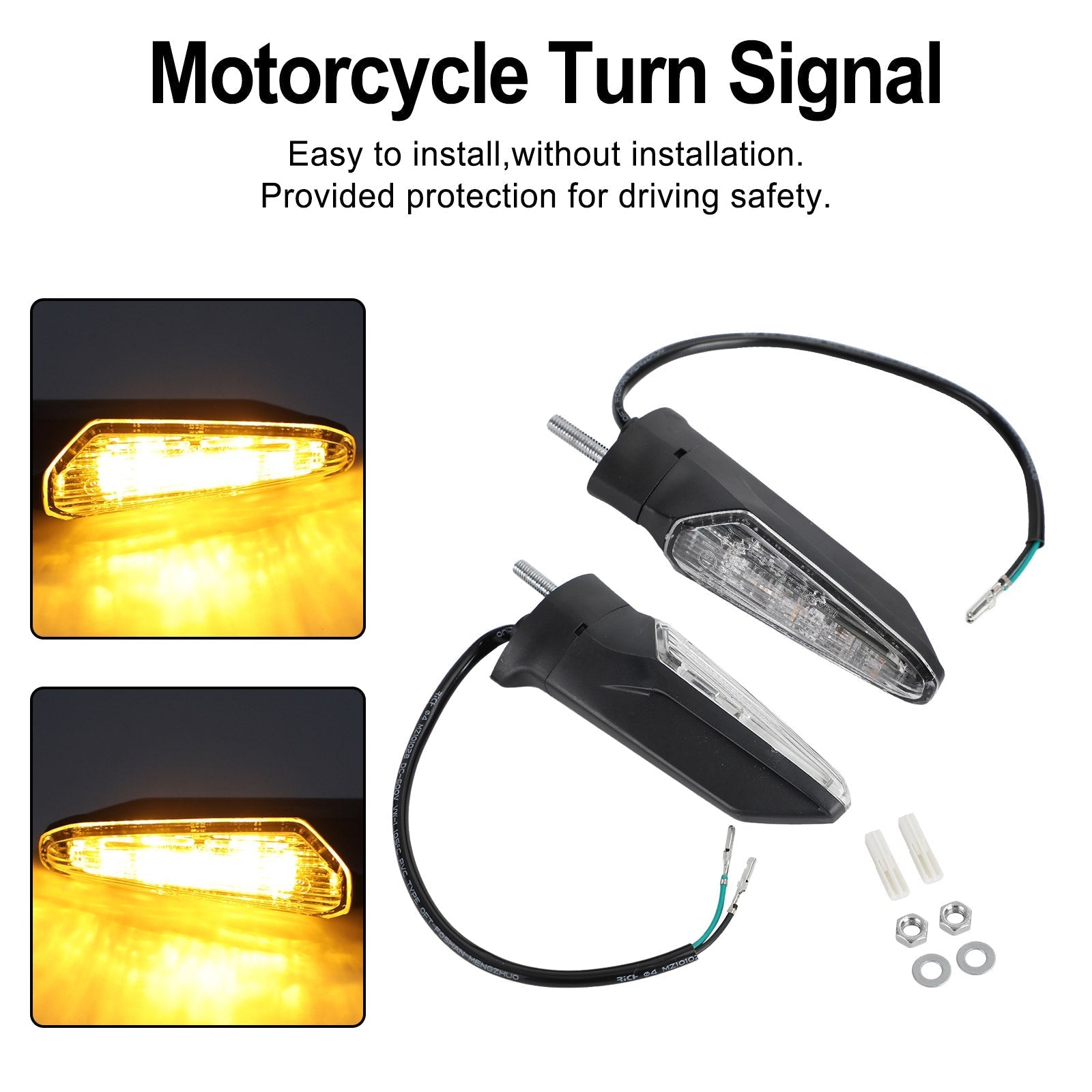 Luz LED intermitente delantera trasera para HONDA CRF1000L Africa Twin 2015-2017 genérico