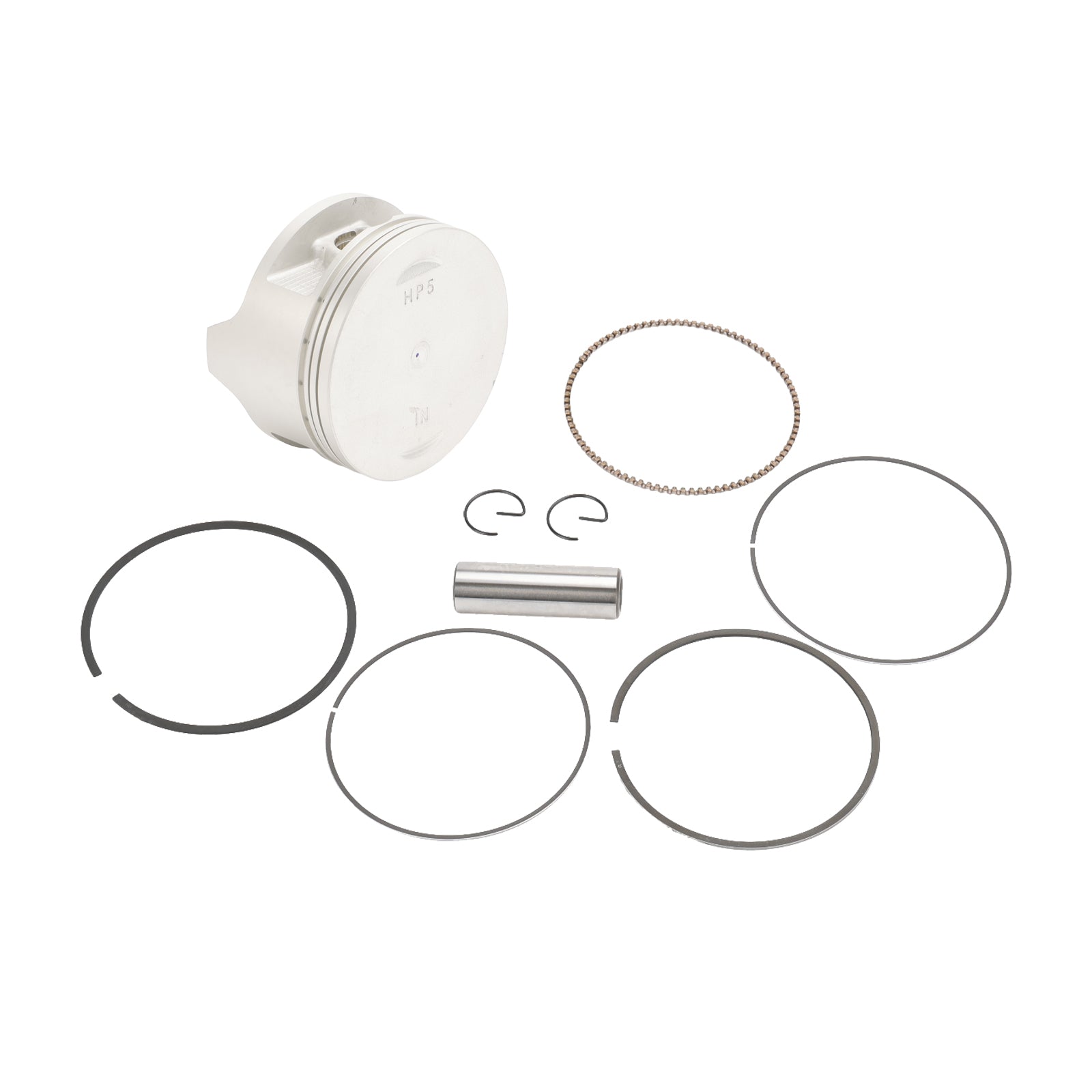 Kit de reconstrucción de segmentos de pistón Honda Rancher Trx420 2007-2018, diámetro estándar 86,5 mm