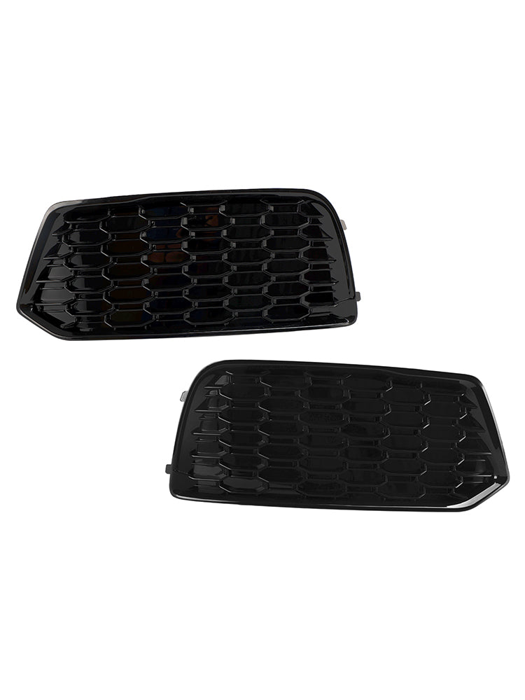 Audi Q5 2018-2022 Mesh 2PCS Couverture de pare-chocs avant Grille Grill Lunette Insert