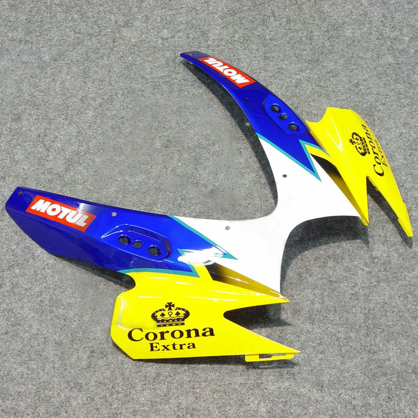 Kit de carenado Amotopart para SUZUKI GSXR 600 750 2006-2007 K6 Genérico Amarillo