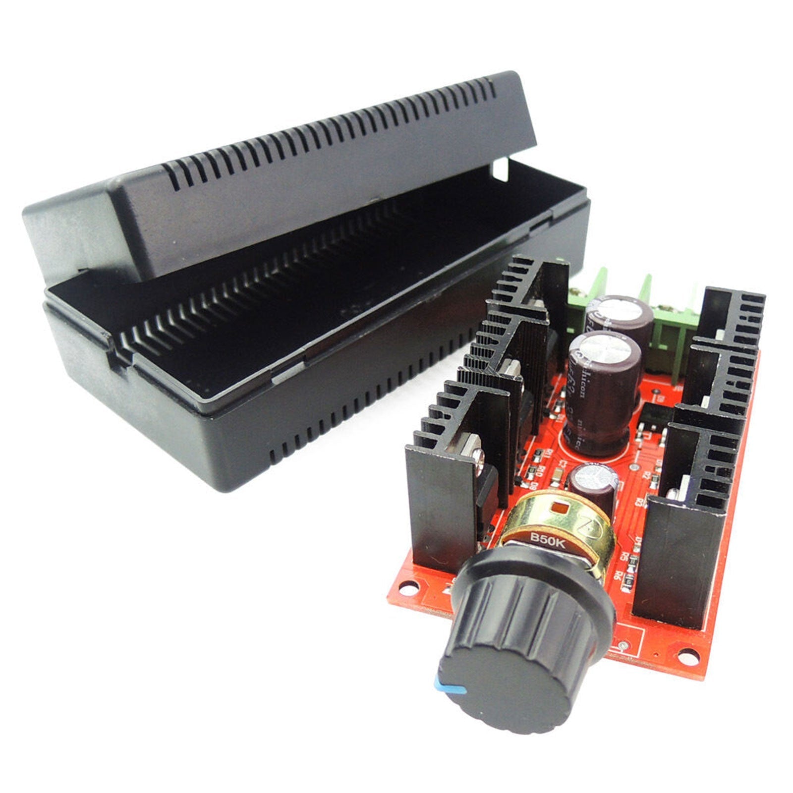 12V 24V 48V 2000W 10-50V 40A Contrôle de vitesse du moteur à brosse CC PWM HHO RC Controller