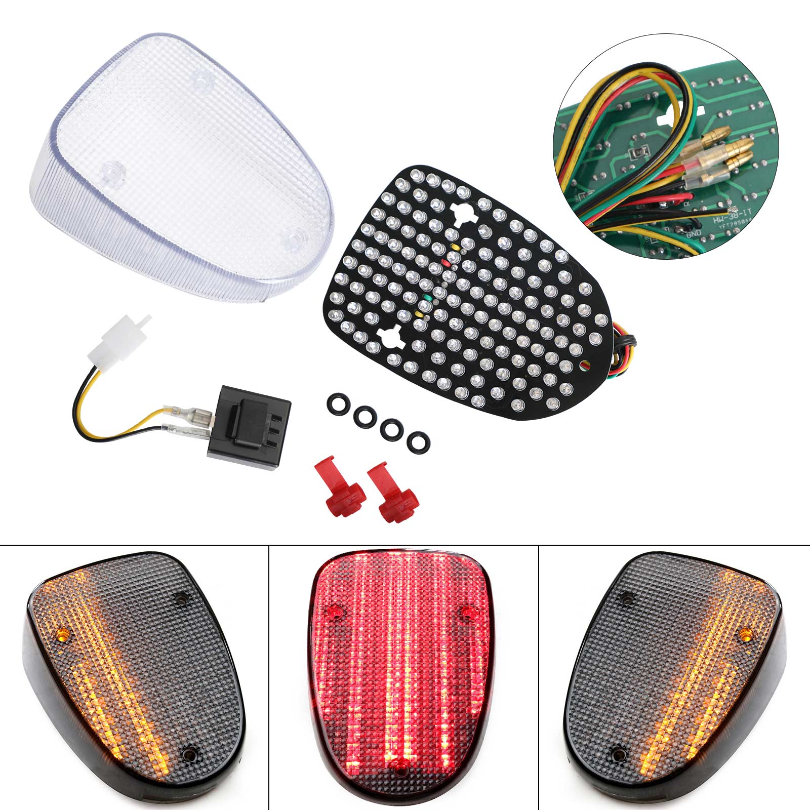LED achterste vuurindicatoren voor Yamaha Royal Star V-Star Classic Road Star Generic