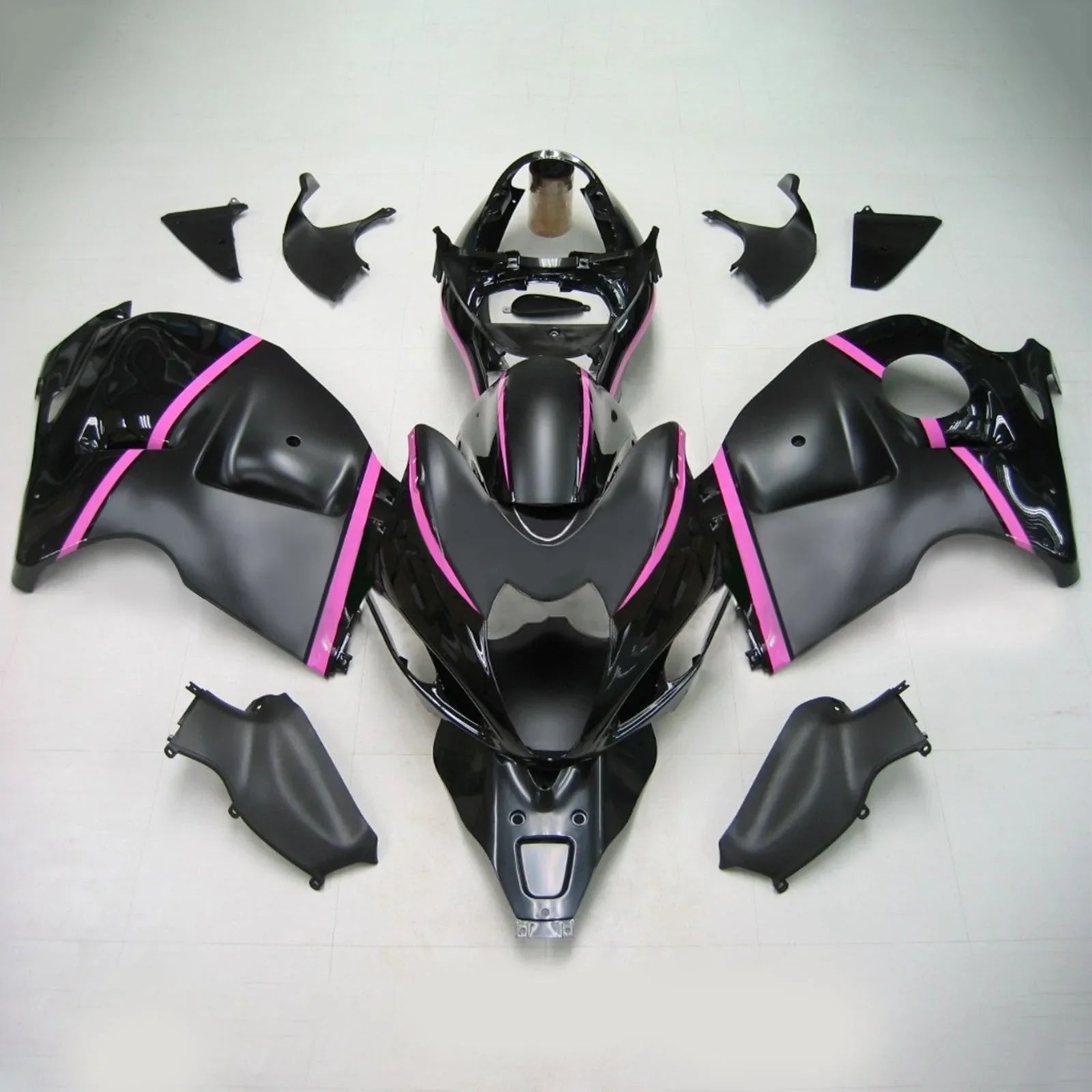 Amotopart Suzuki Hayabusa GSXR1300 1999-2007 Kit de carenado de carrocería de plástico ABS