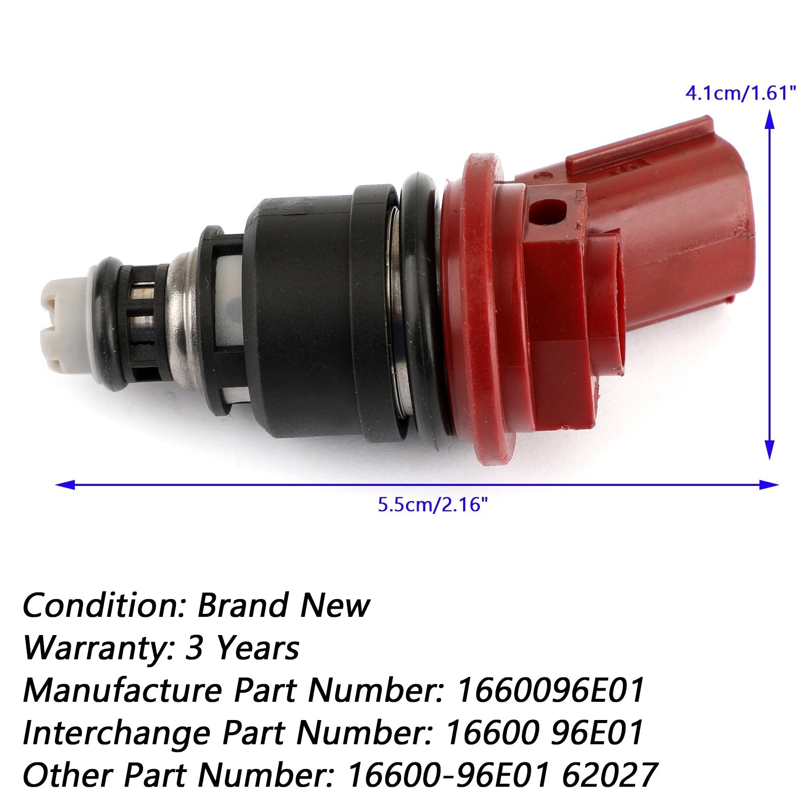 Injecteur de carburant 1 pièces adapté pour Infiniti I30 96-99 Nissan Maxima 92-99 1660096E01 générique