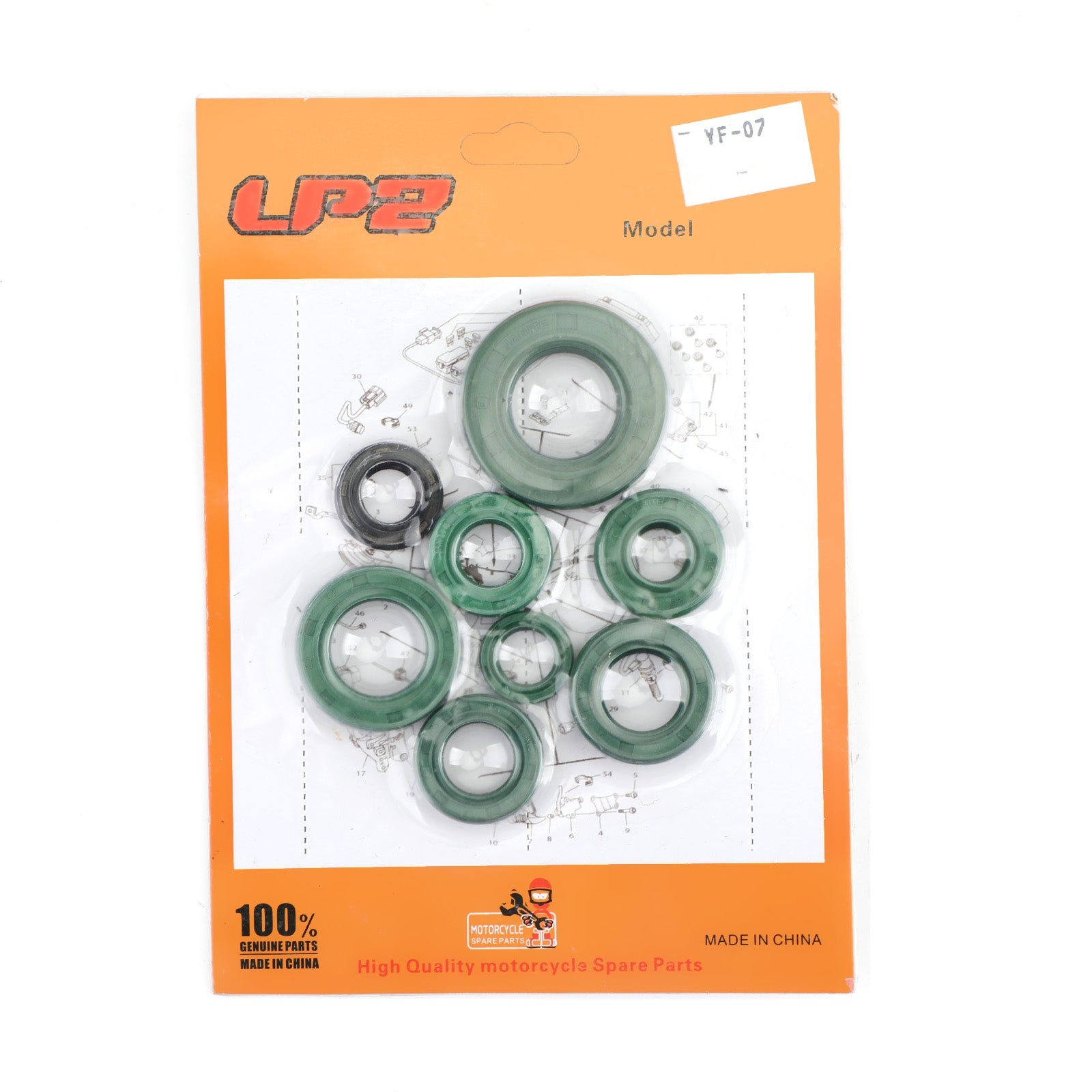 Engine Oil Seal Kit Set 8pcs Seals for Honda CR80R CR85R 1986-2007 cr 80r 85r