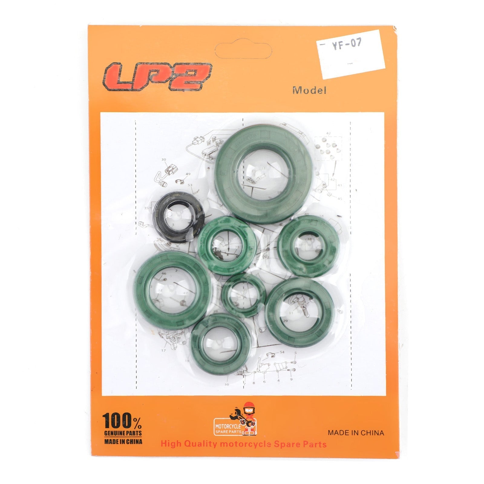 Kit de joints d'huile moteur 8 pièces pour Honda CR80R CR85R 1986-2007 cr 80r 85r générique