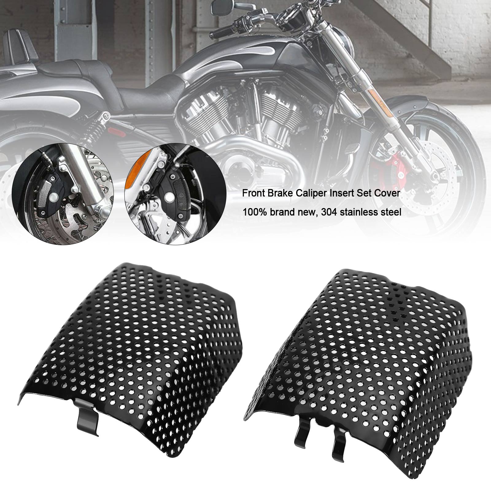 Juego de insertos de pinza de freno delantero para Touring V-Rod Street Glide 42054-05 genérico