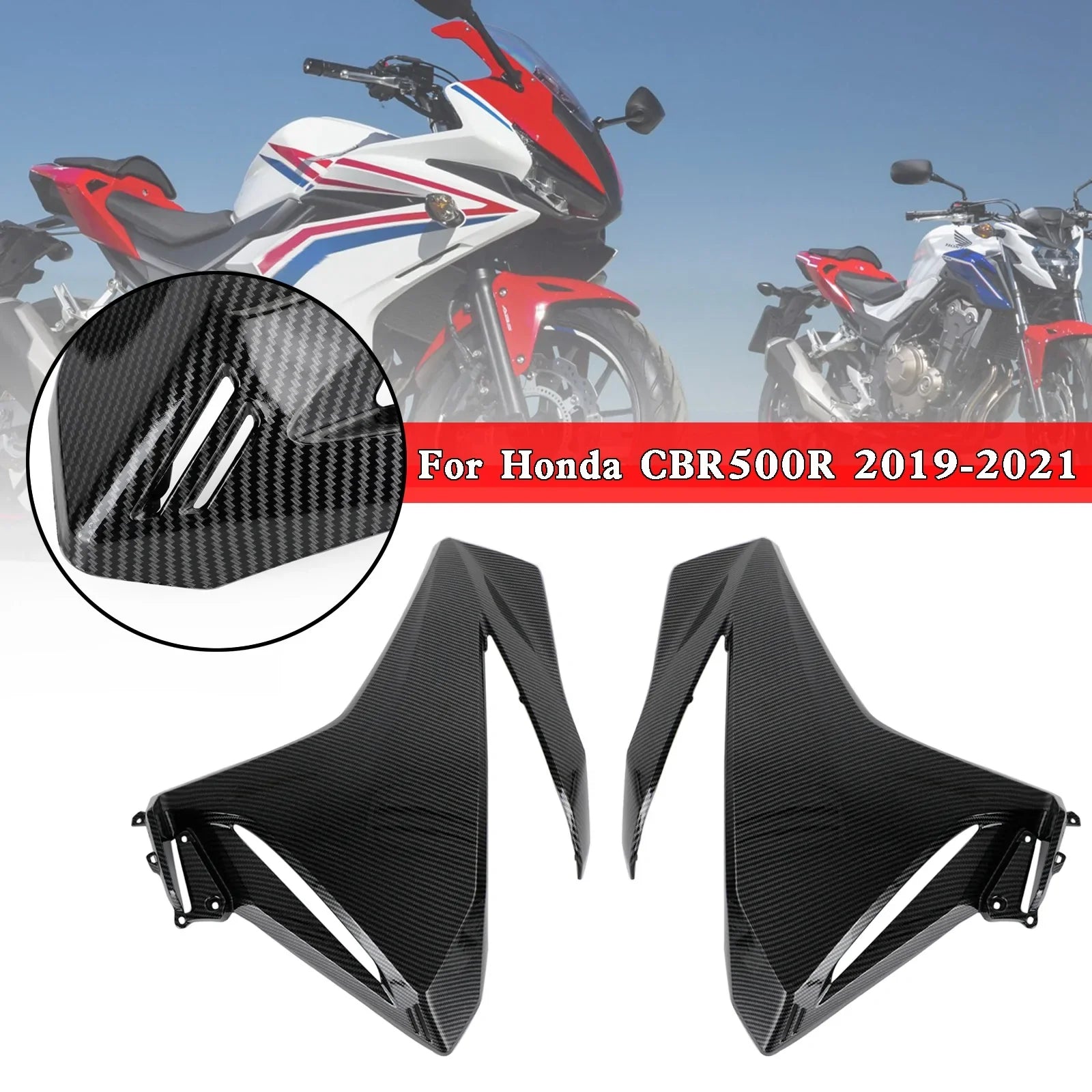 Carenado de Panel de cubierta de marco lateral para Honda CBR500R 2019-2021