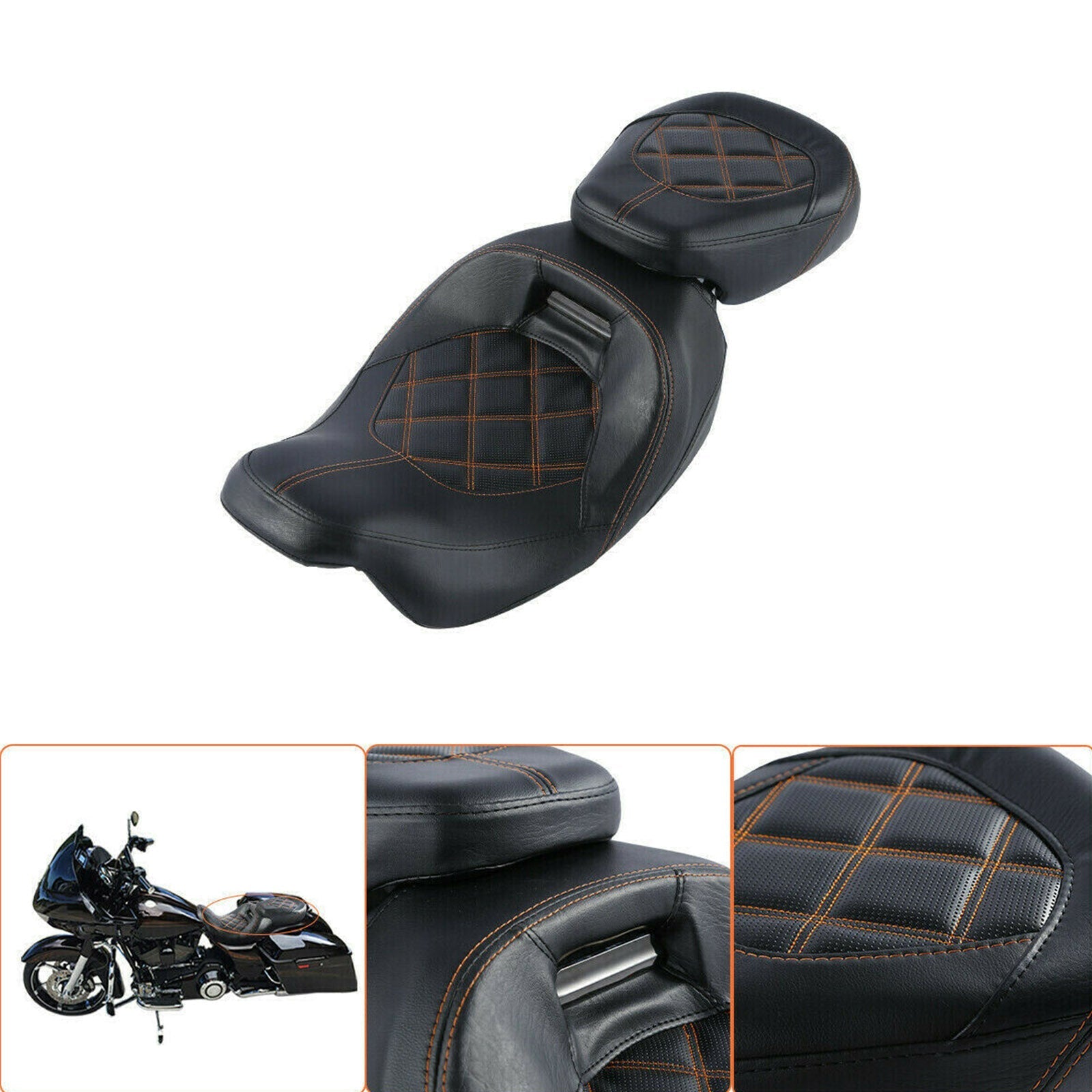 Siège Conducteur Passager Pour Harley Touring Cvo Electra Street Glide 09-23