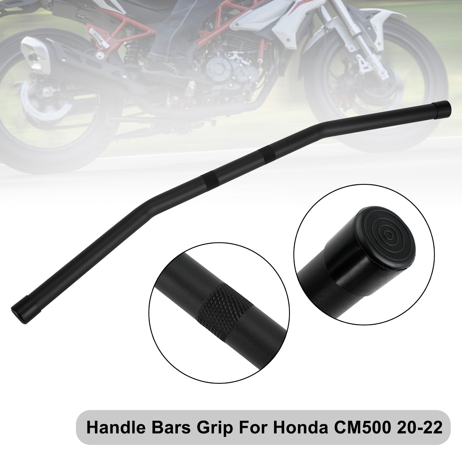 Honda Cm500 2017-2022 Universal 7/8" 22Mm Manillar De Barras De Arrastre De Motocicleta Negro