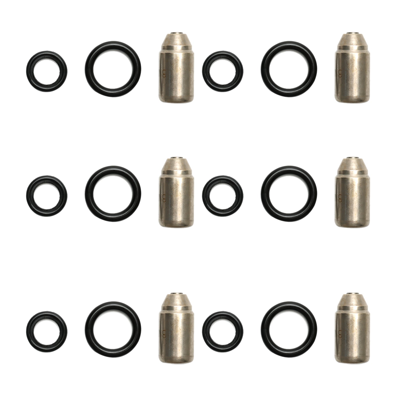 8N8796 6 stks Injectoren Nozzle Service Groep Fit Caterpillar 3304 3306 D330C D333C 7S-9891 7S-8722 8N-4694