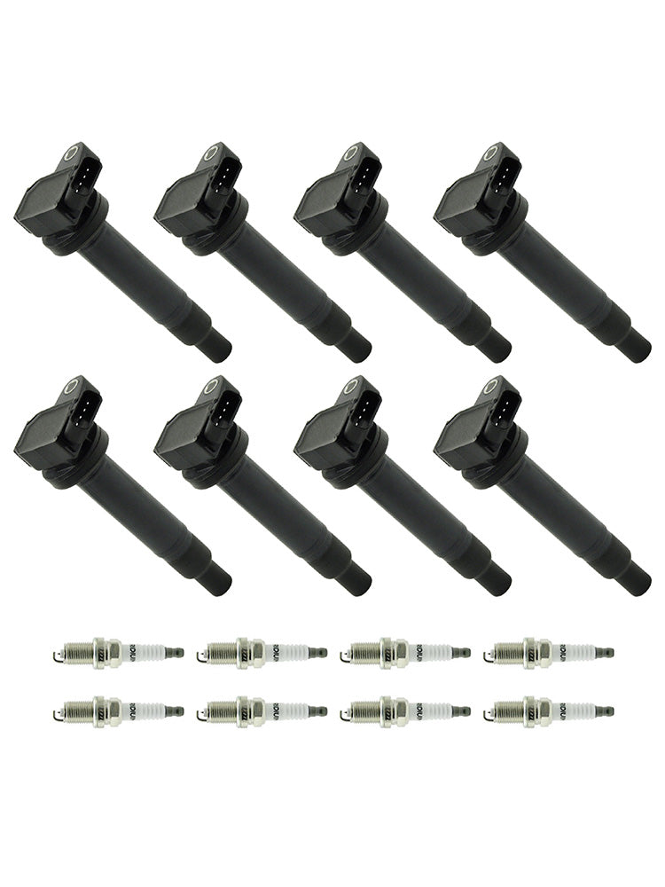 Lexus LX570 2008-2009 5.7L 8PCS Bobine D'allumage + Bougie UF230 C1173 DQ50142
