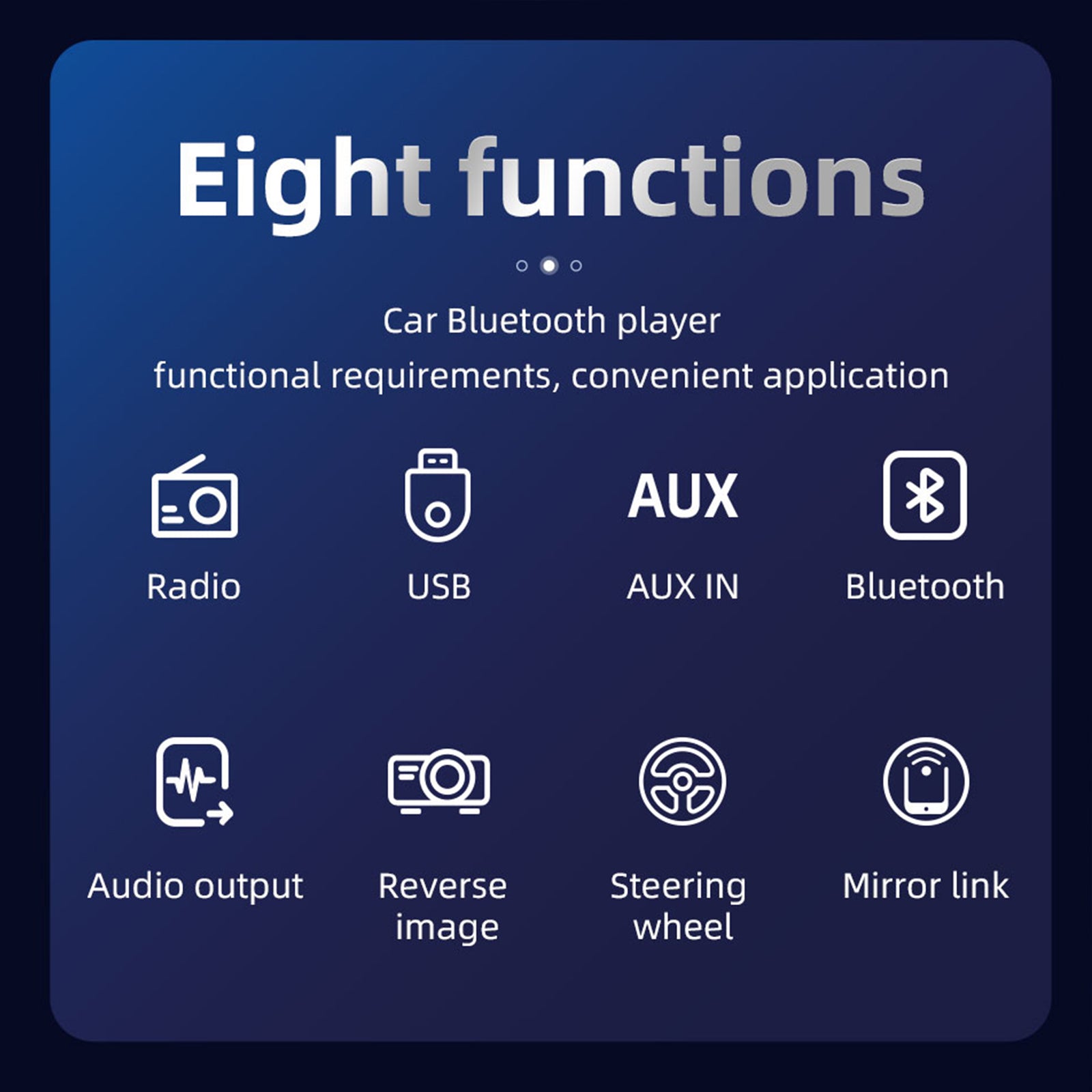 7 "1Din telescopisch touchscreen autoradio stereo mp5-speler BT / USB / AUX met camera