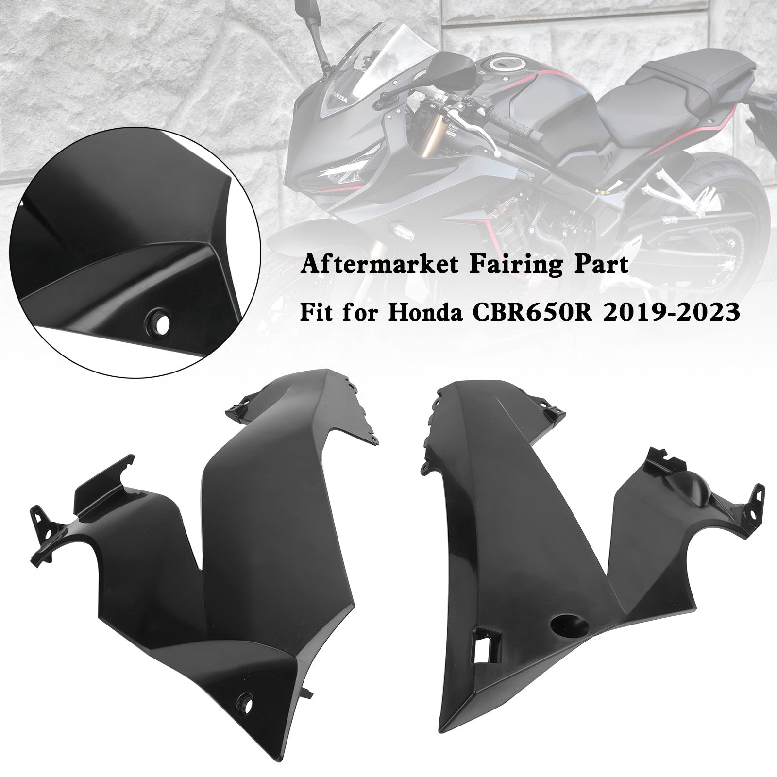 Pannello carenatura telaio laterale non verniciato Honda CBR650R 2019-2023