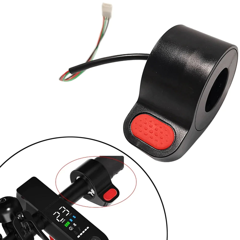 Acelerador Pulgar Scooter Xiaomi M365 | Mango Gas Eléctrico Para M365, 1S, Pro, Essential, Mi3 | Cable Ajustable Retráctil | Sensor Alta Sensibilidad | Fácil Instalación