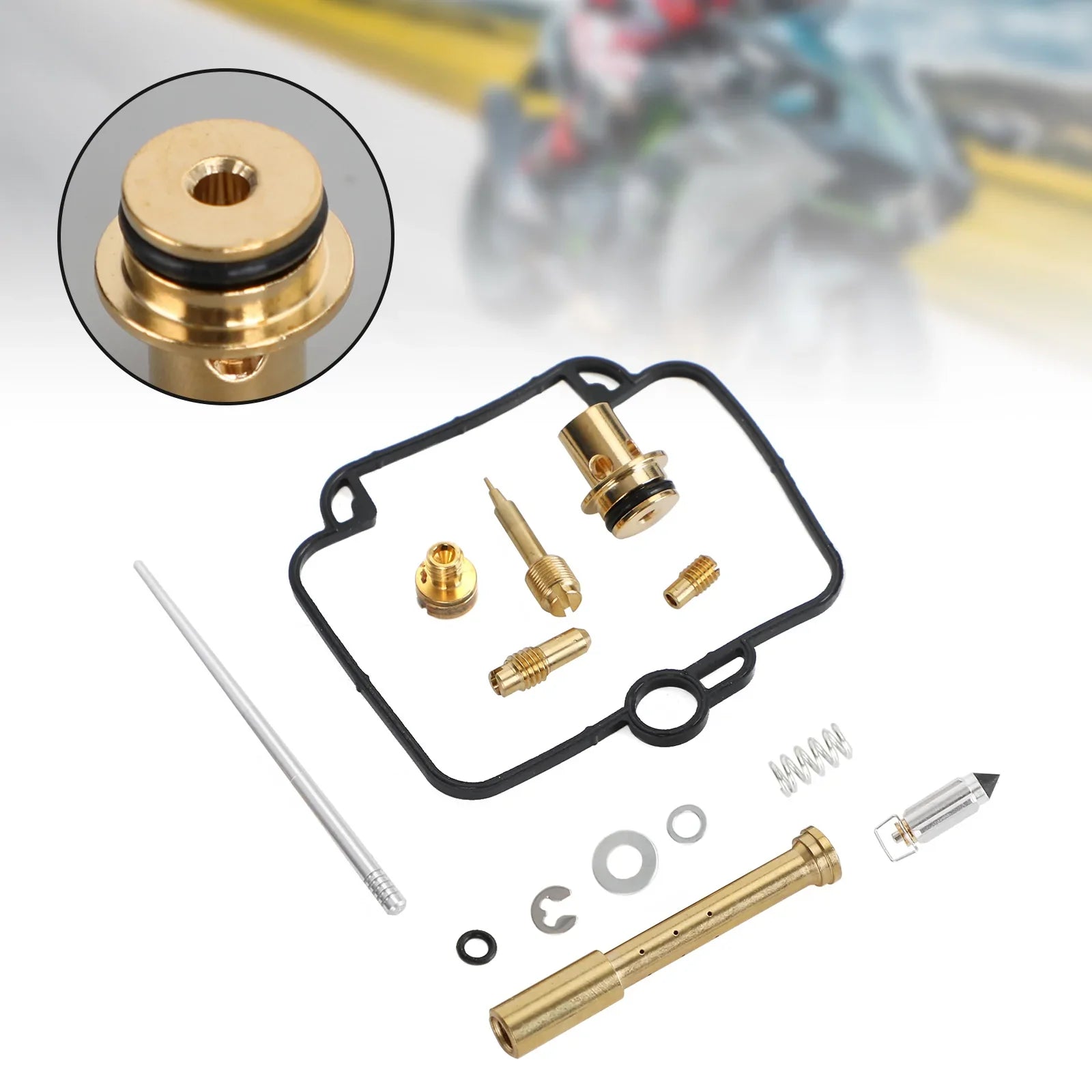 Kit de reconstrucción de carburador para Yamaha Grizzly 600 YFM600 1998-2001 genérico 18-9387