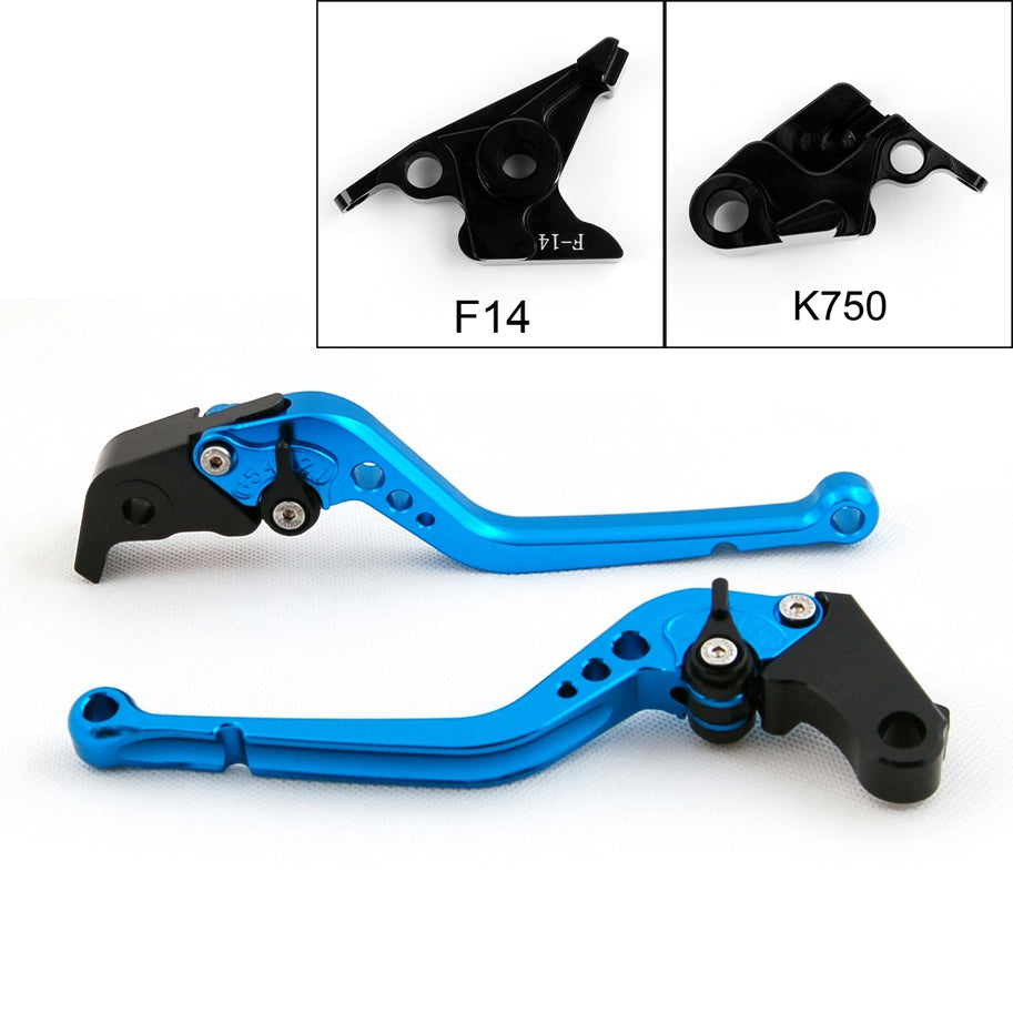 Leviers d'embrayage de frein pour Kawasaki ZX-6/ZZR600 ZX9R ZXR400 ZZR Z750S ER-5 ZR Noir Générique