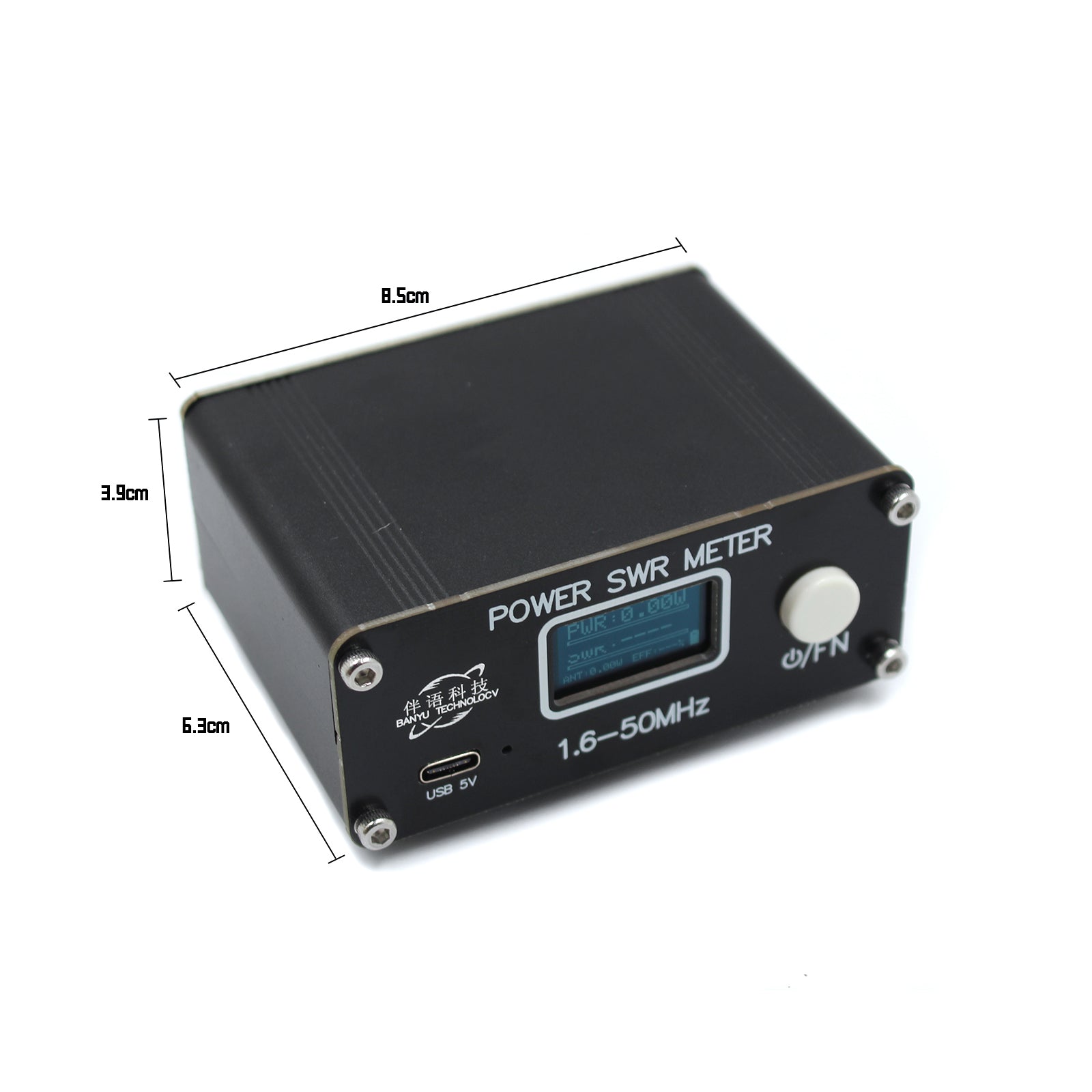 QRP 150W 1.6-50MHz SWR HF compteur d&#39;ondes stationnaires à ondes courtes SWR/compteur de puissance FM/AM/CW
