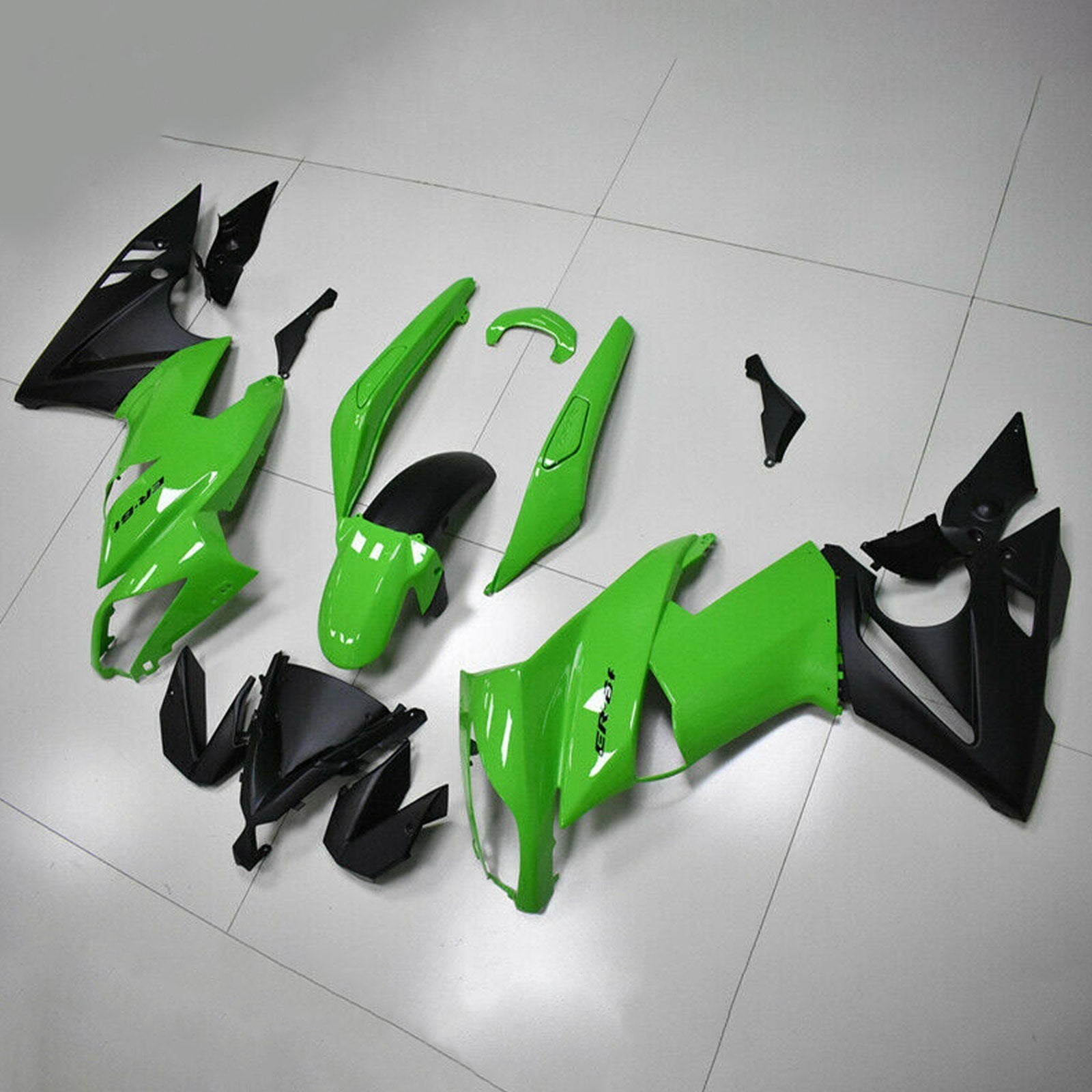 Amotopart Kit de carénage en plastique pour Kawasaki Ninja 650 ER-6F EX650 2009-2011 04 # générique