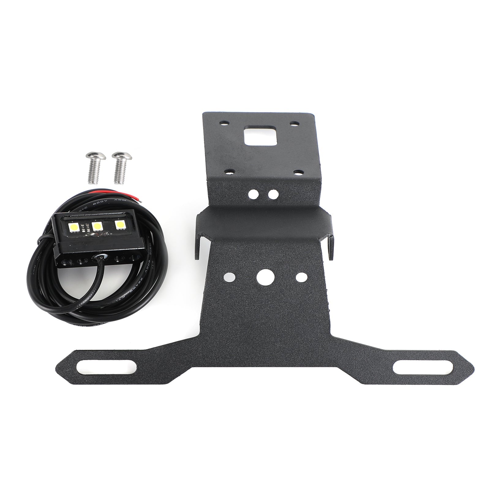 Soporte de marco para placa de matrícula para Kawasaki ZX-6R 2019-2021 genérico