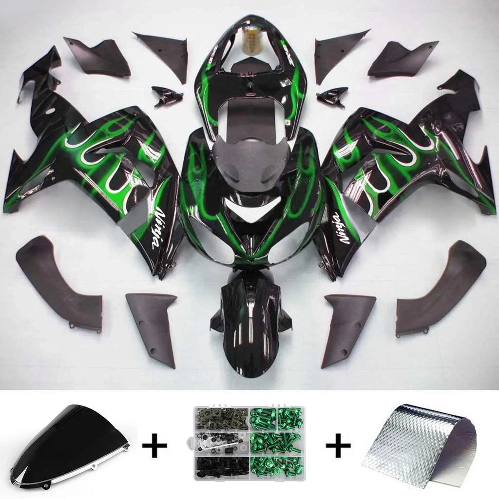 Amotopart Verkleidungsset für Kawasaki ZX10R 2006-2007 Generic