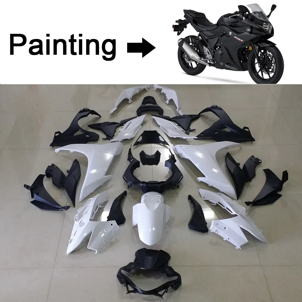 Amotopart Suzuki GSX250R 2017-2020 Kit Carénage Carrosserie Plastique ABS