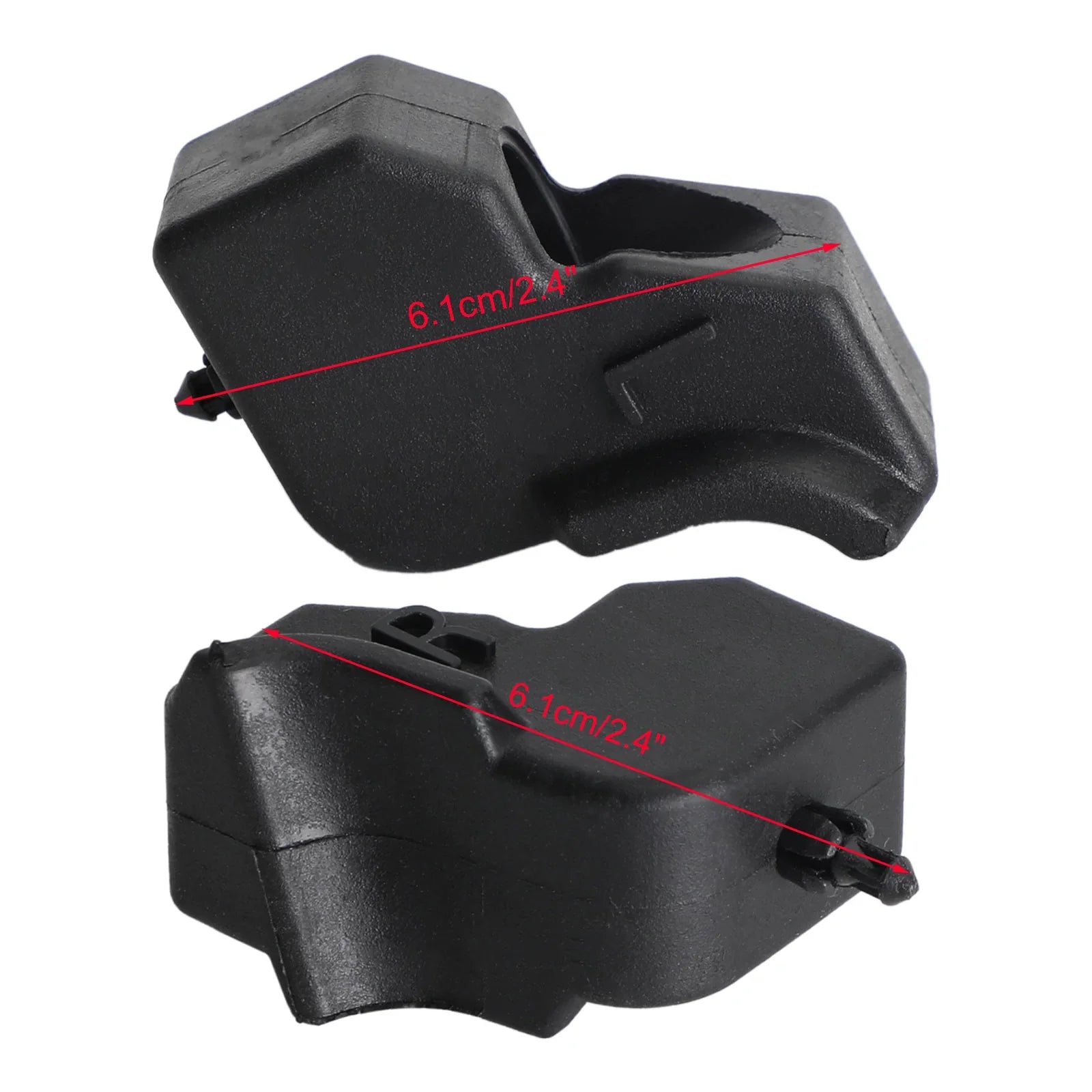 2 pièces coussin de pare-chocs en caoutchouc de hayon latéral gauche et droit pour Ford F-150 2015-2021 générique