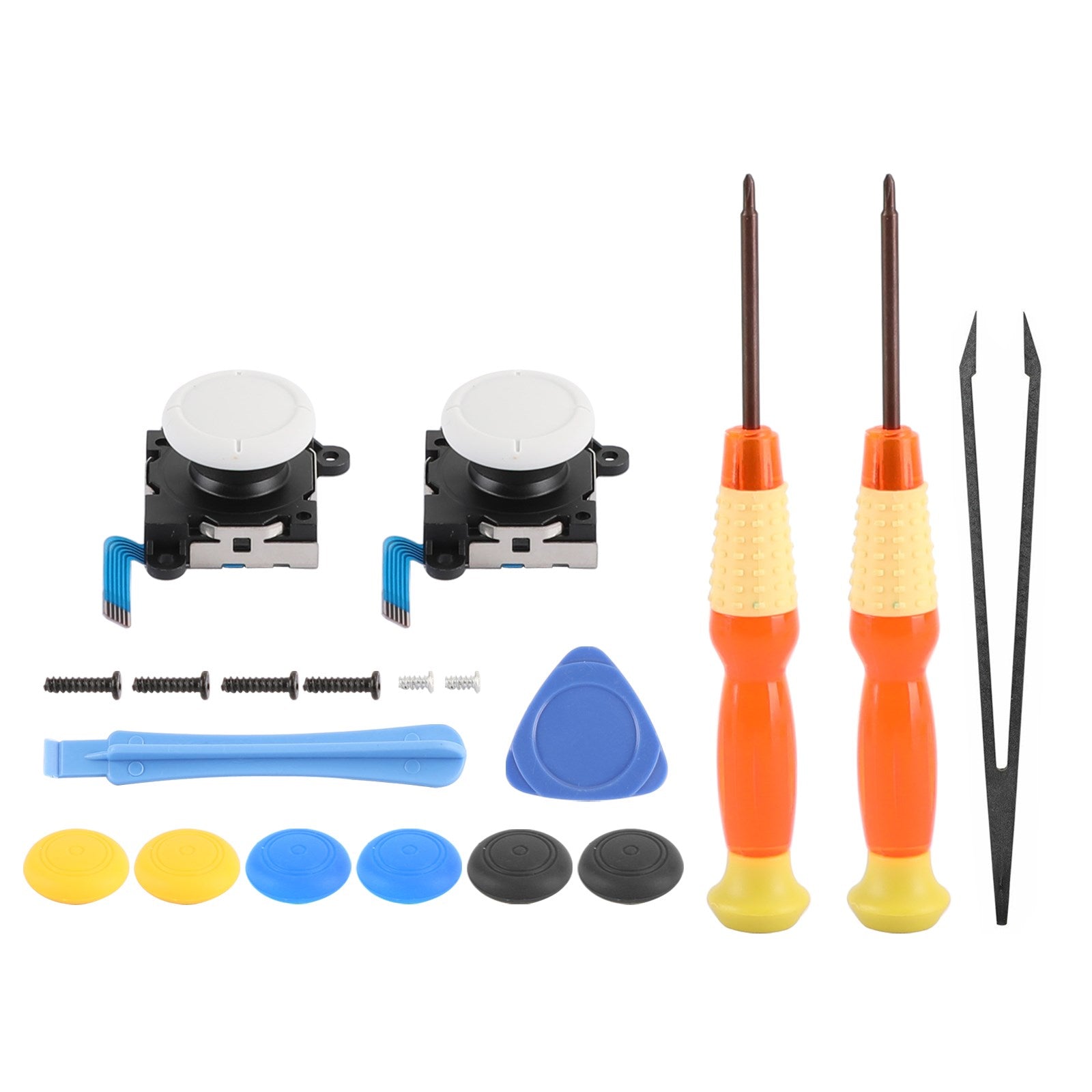 19 in 1 stick sensore analogico 3D + kit di riparazione per attrezzo per joystick Switch Lite