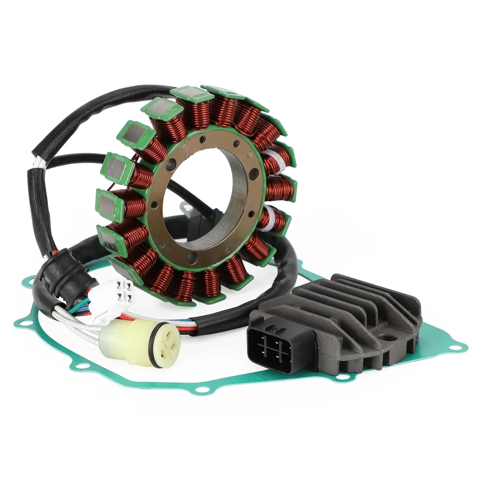 Kit de joints de bobine de stator de magnéto de régulateur pour Yamaha YFM 400 Kodiak 4WD 2000 générique