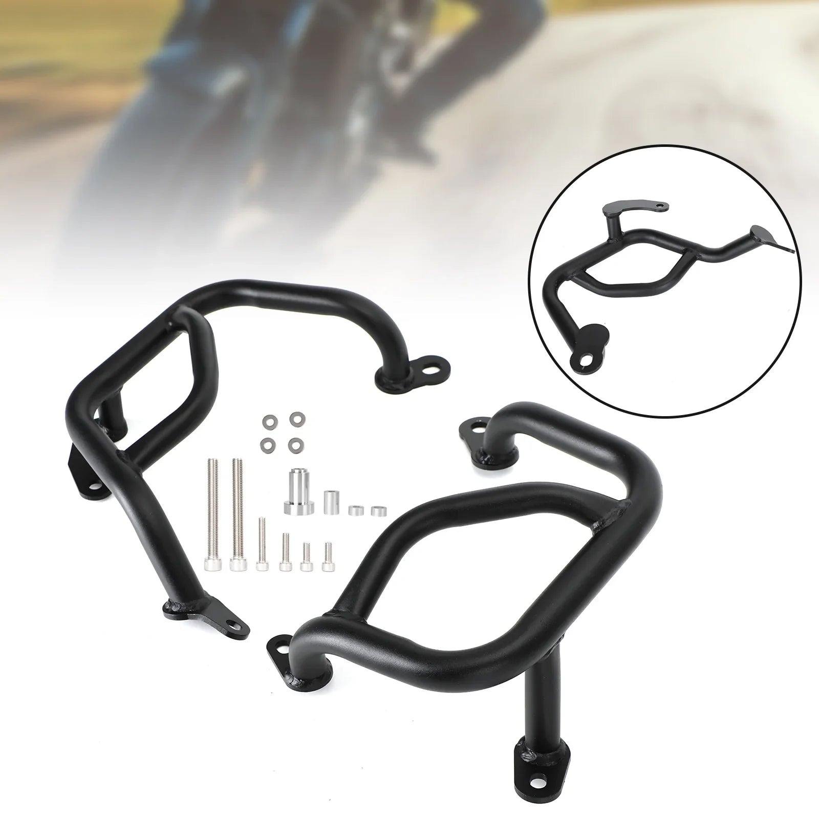 Barra de protección inferior del marco del protector del motor para Bmw F900Xr F 900Xr 20-22 plateado genérico