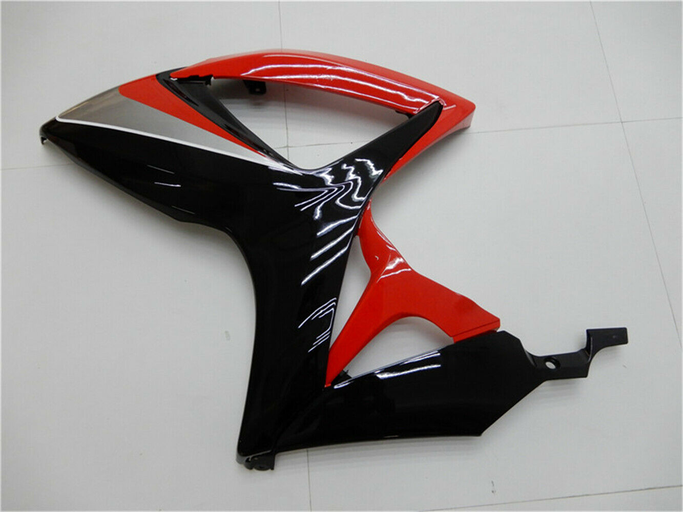 Amotopart Carena Suzuki GSXR600/750 2006-2007 Kit Plastiche Iniezione Rosso Nero Generico