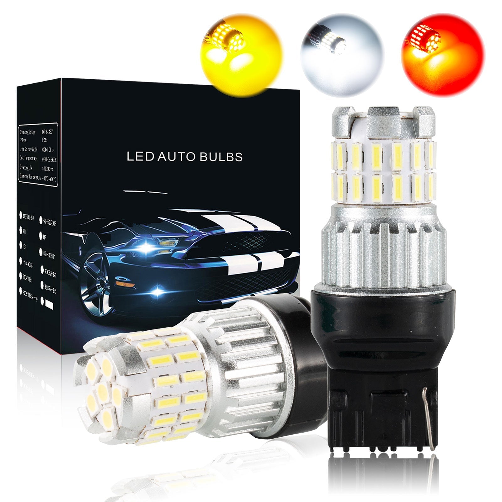 2x 1200LM Canbus LED Ampoule LED Feux Diurnes Lampe Blanc Générique