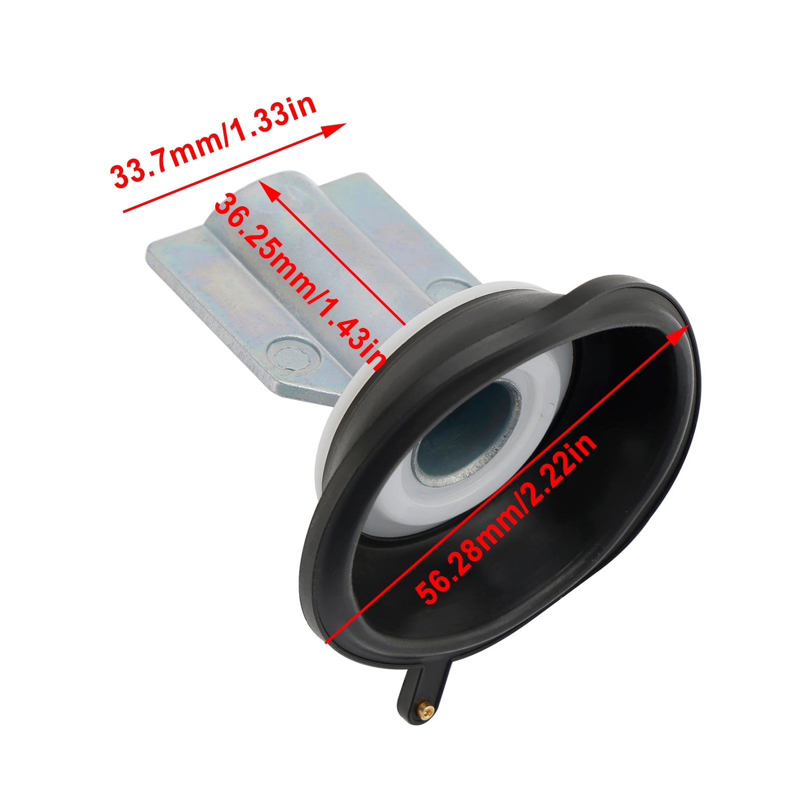 4X membrana tłokowa gaźnika pasująca do Kawasaki PRAIRIE 700 KVF650 KVF700