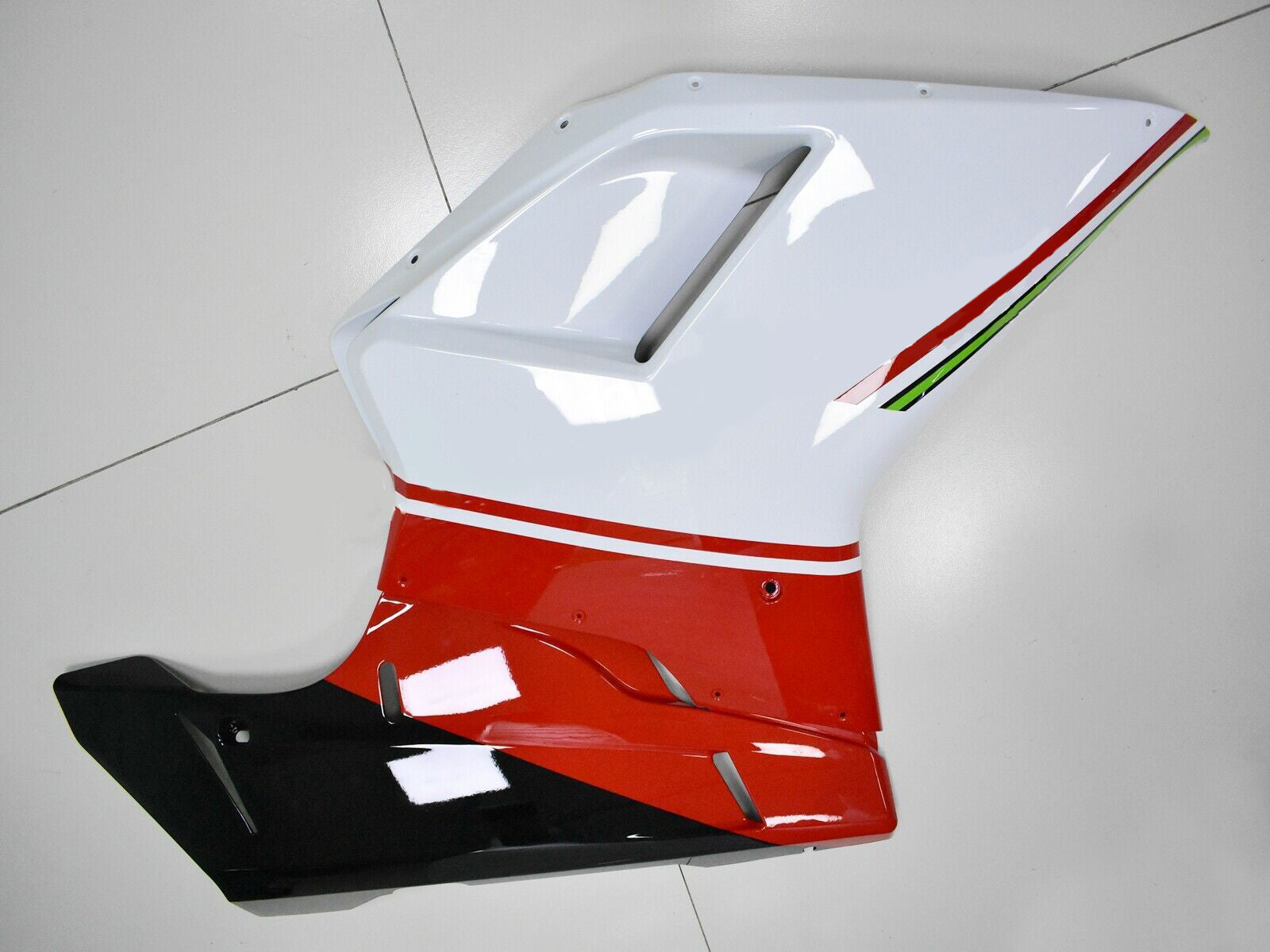 Amotopart Carénage Kit Carrosserie ABS pour Ducati 1098 1198 848 2007-2011 Générique