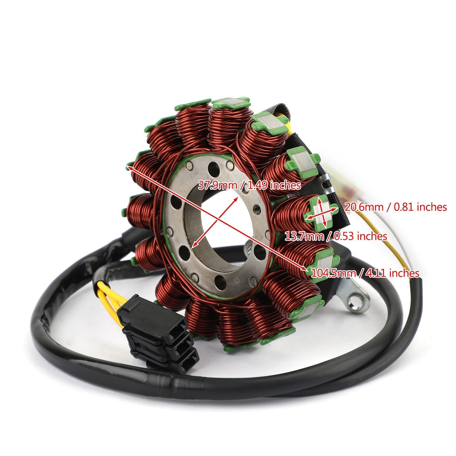 Areyourshop STATOR GÉNÉRATEUR ALTERNATEUR Fit pour Honda CBR1000RR 2008 2009 #.31120-MFL-641 Générique